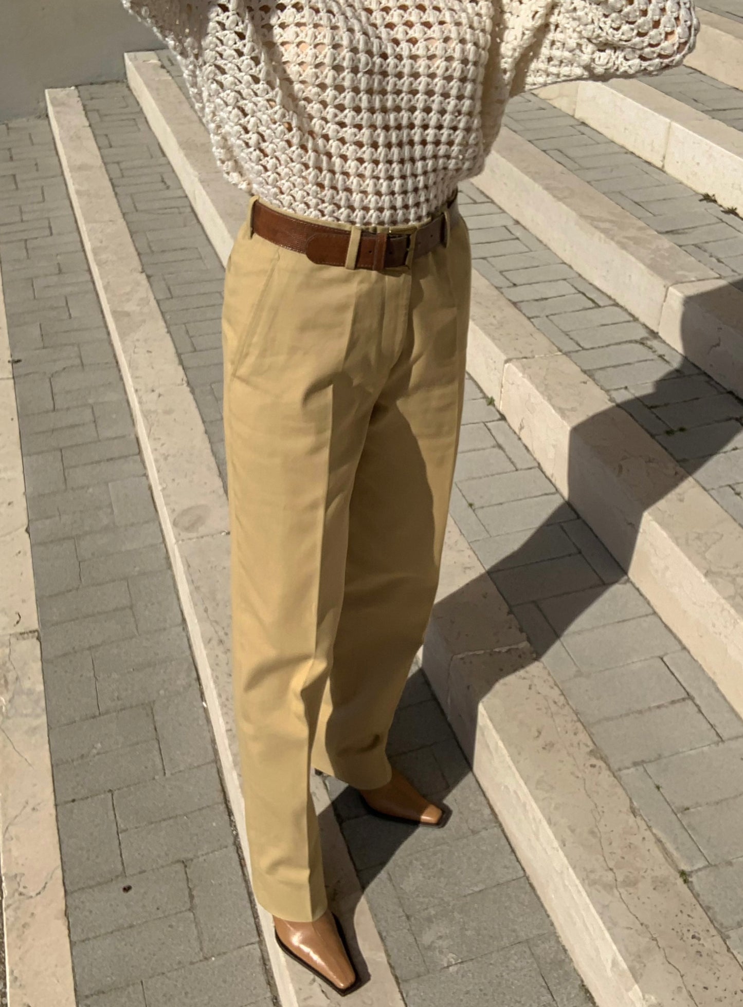 Tailored dad pant