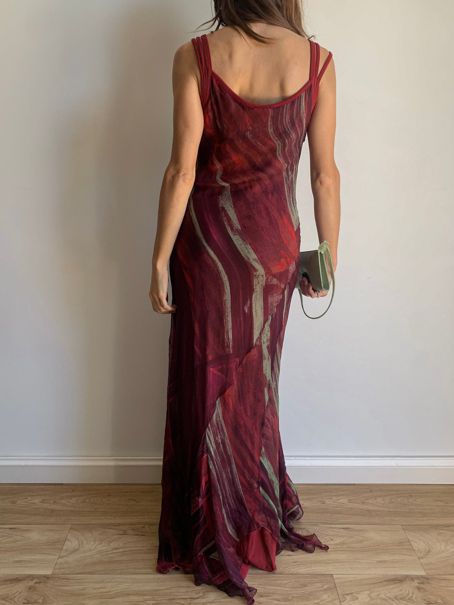 Marble effect dress