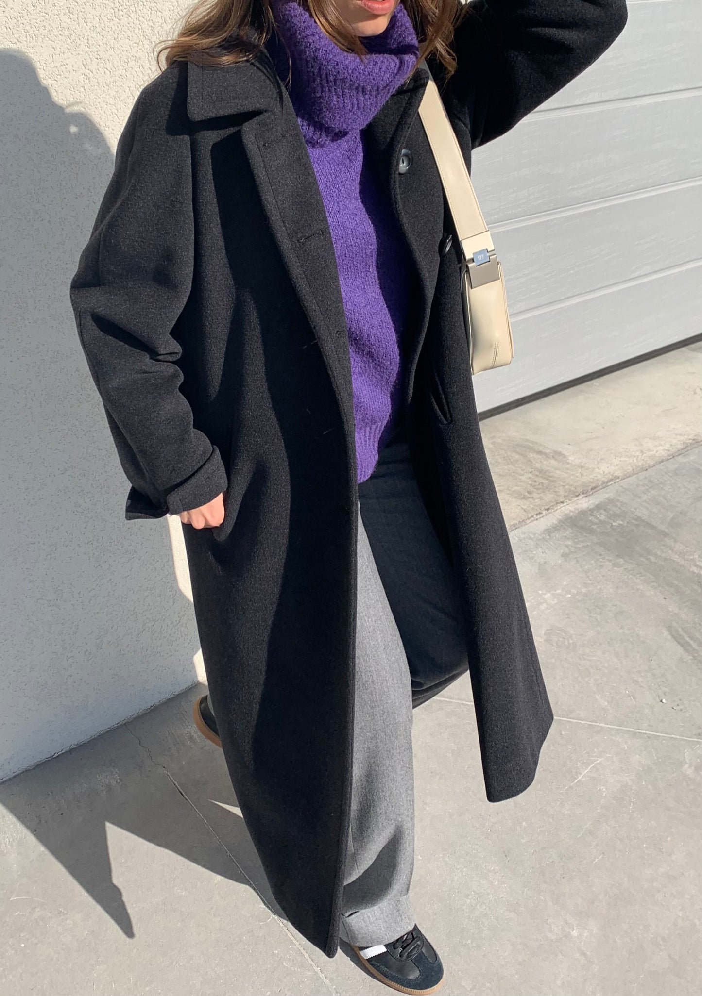 Antracite classic coat