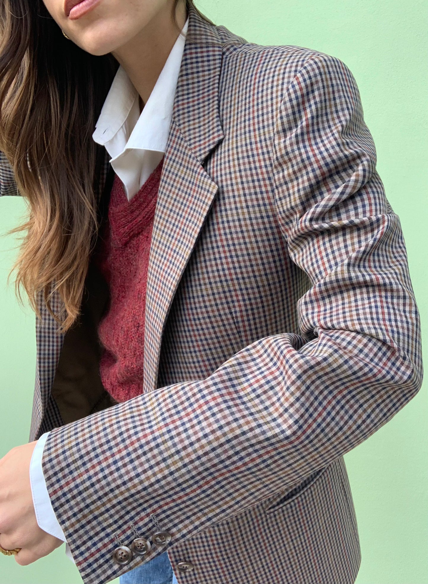 Vintage pure new wool blazer