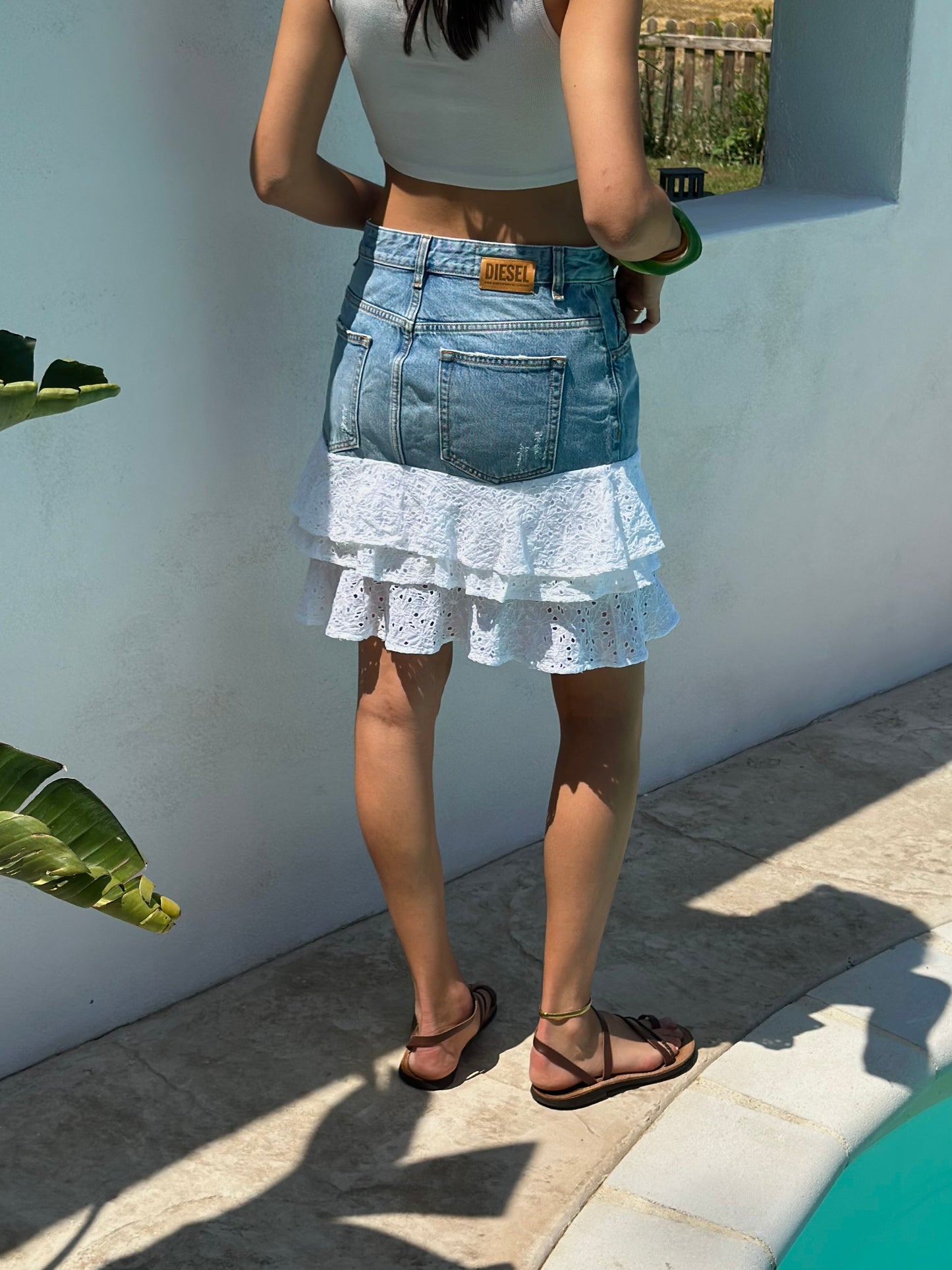 Diesel reworked skirt