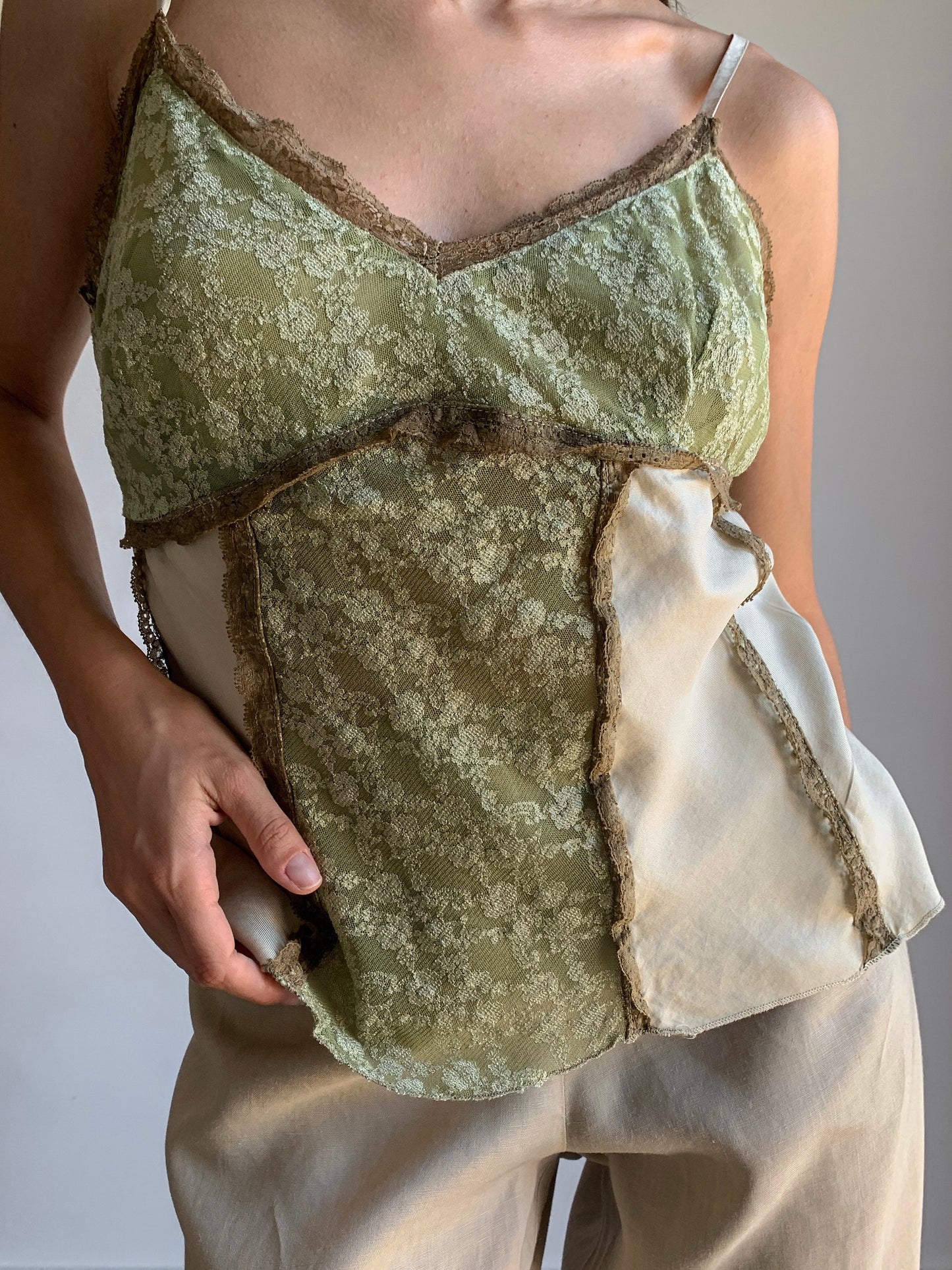 Pure silk top