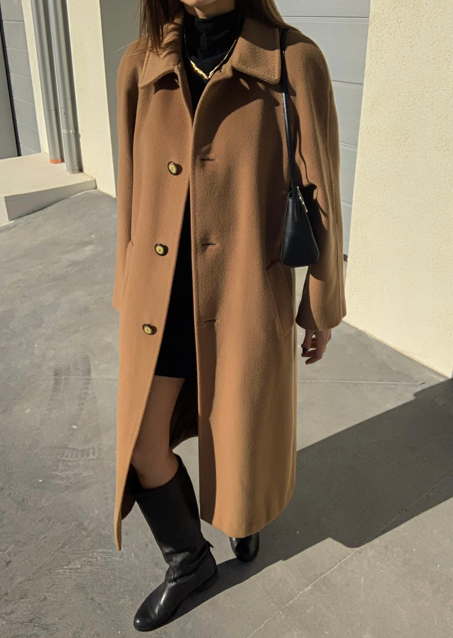 Vintage camel coat