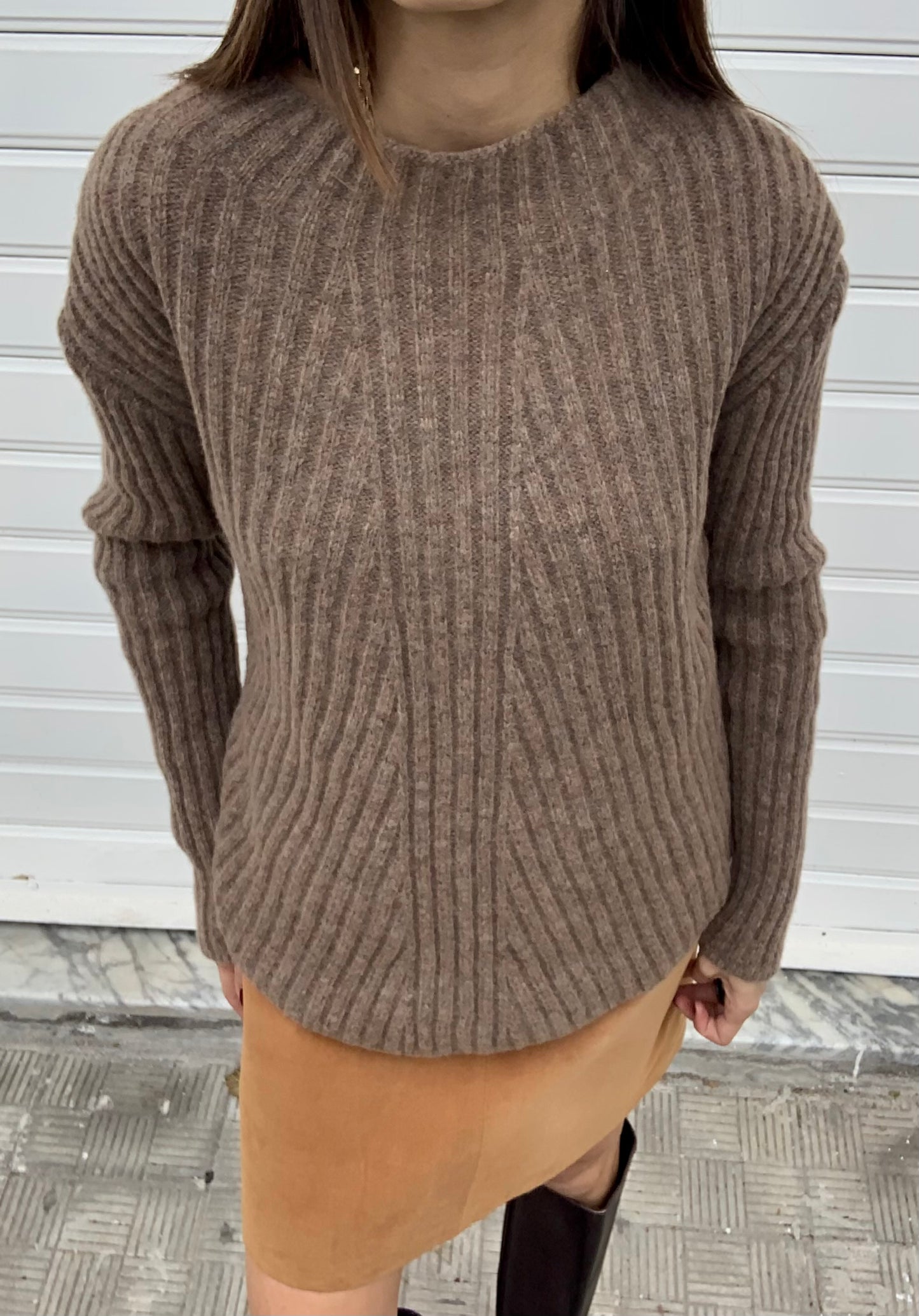 Vintage wool blend cozy jumper