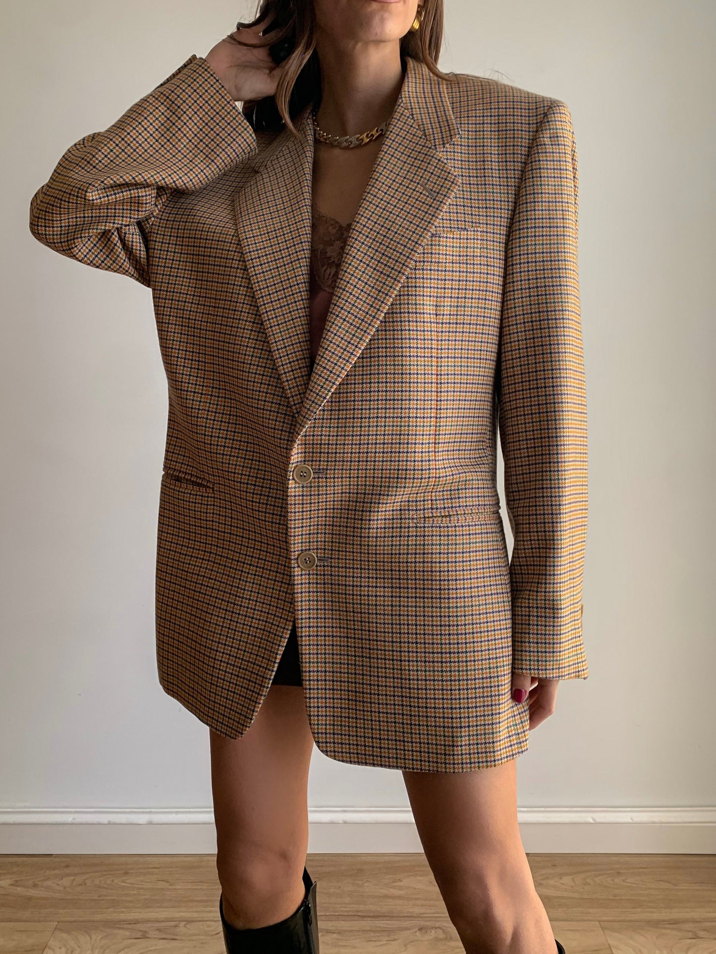 Micro pied de poule blazer