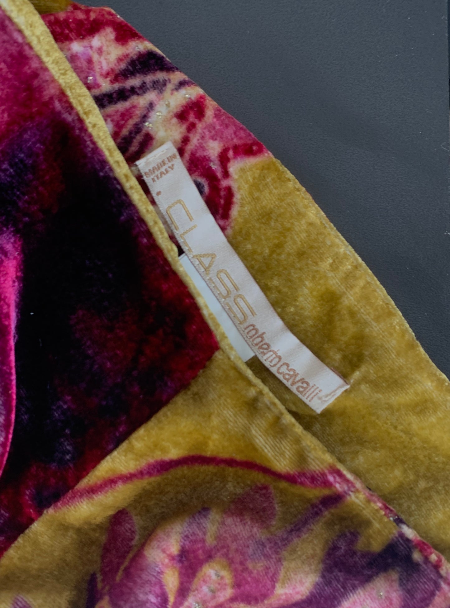 Roberto Cavalli velvet pant