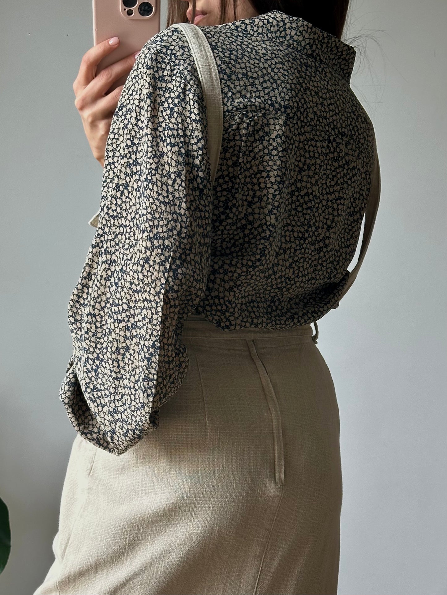 Pure silk shirt