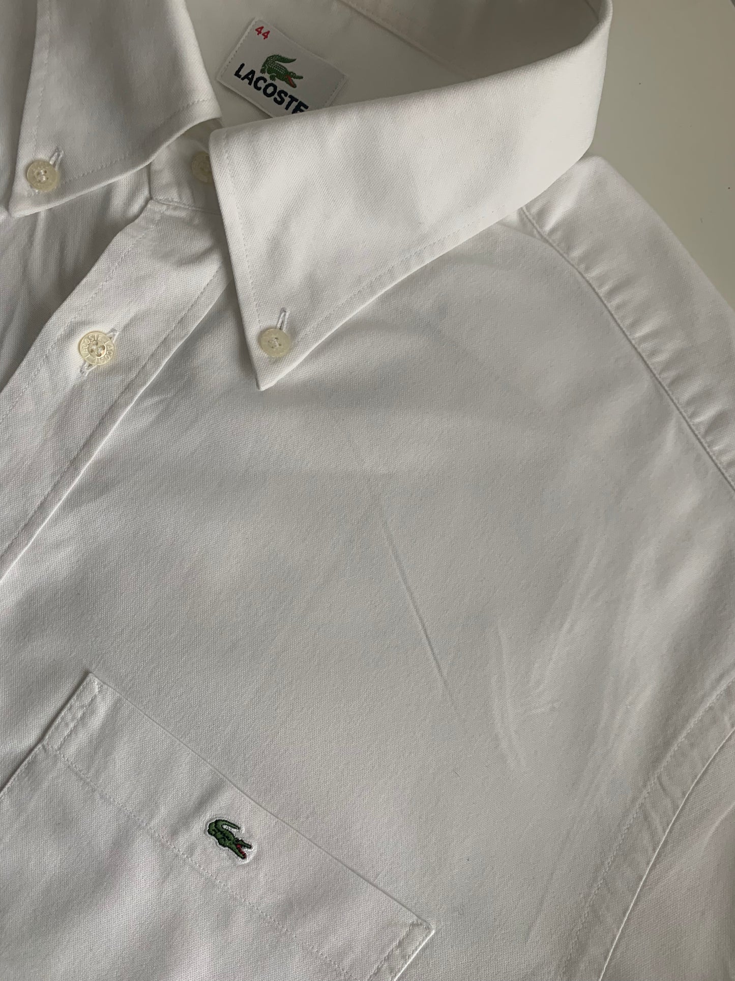 Lacoste unisex white shirt