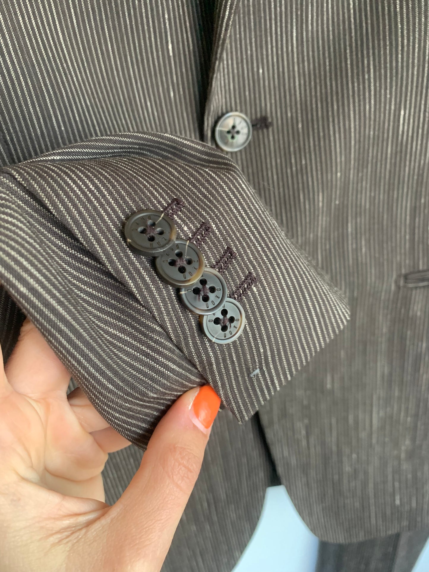 Valentino Oxon striped suit