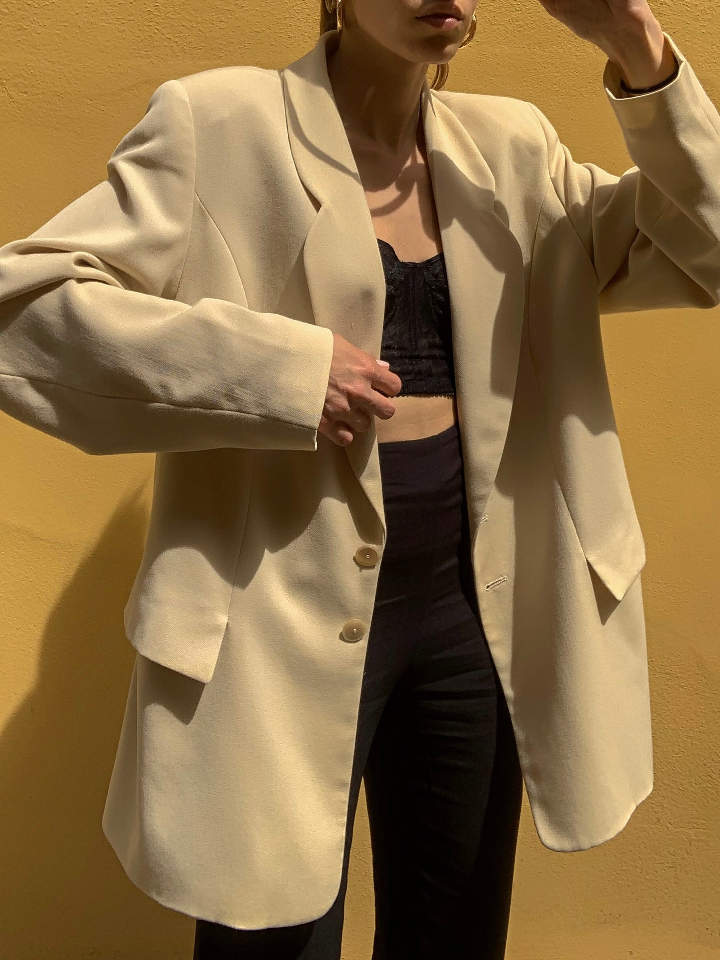 Vintage cream blazer