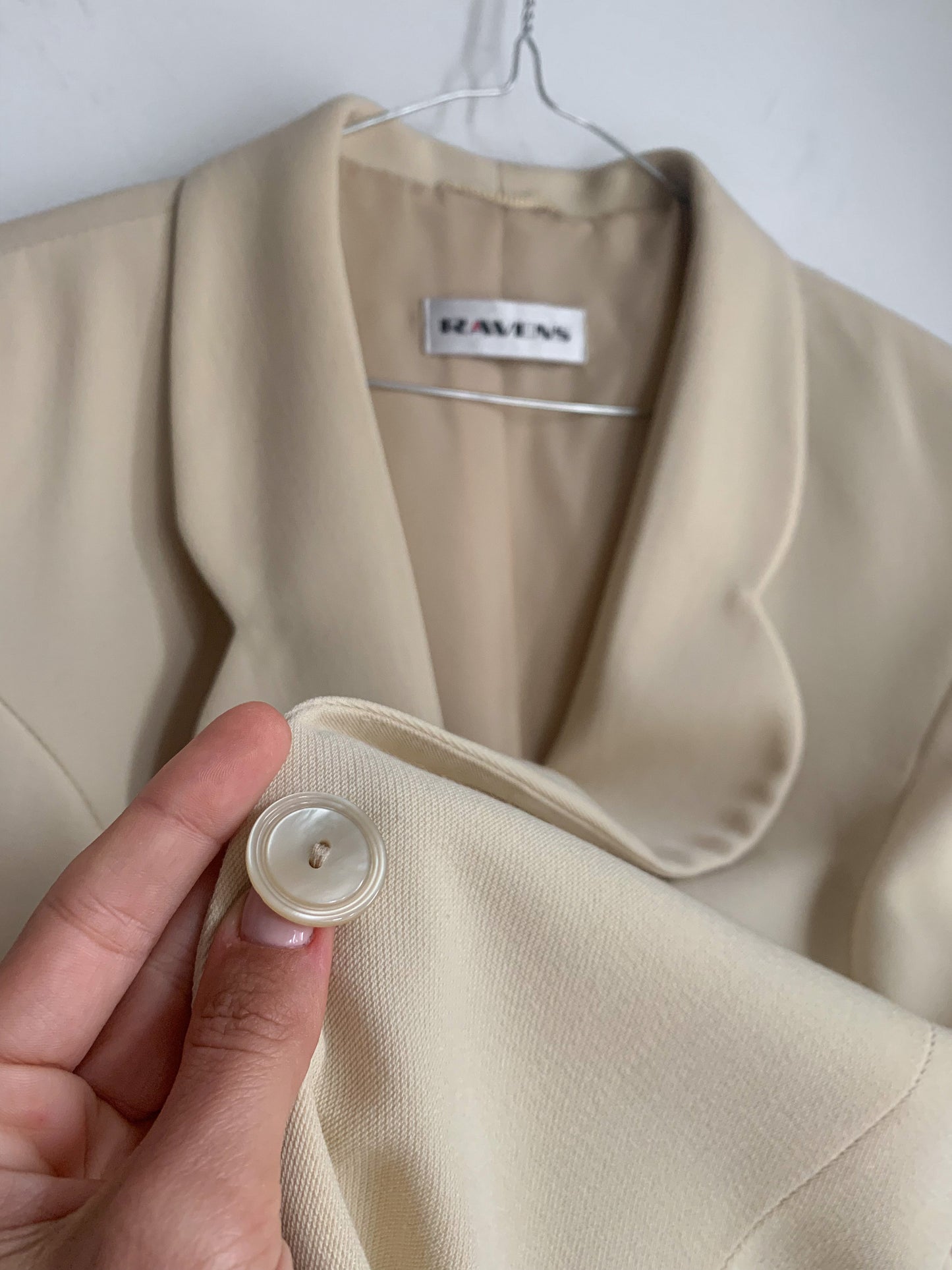 Vintage cream blazer