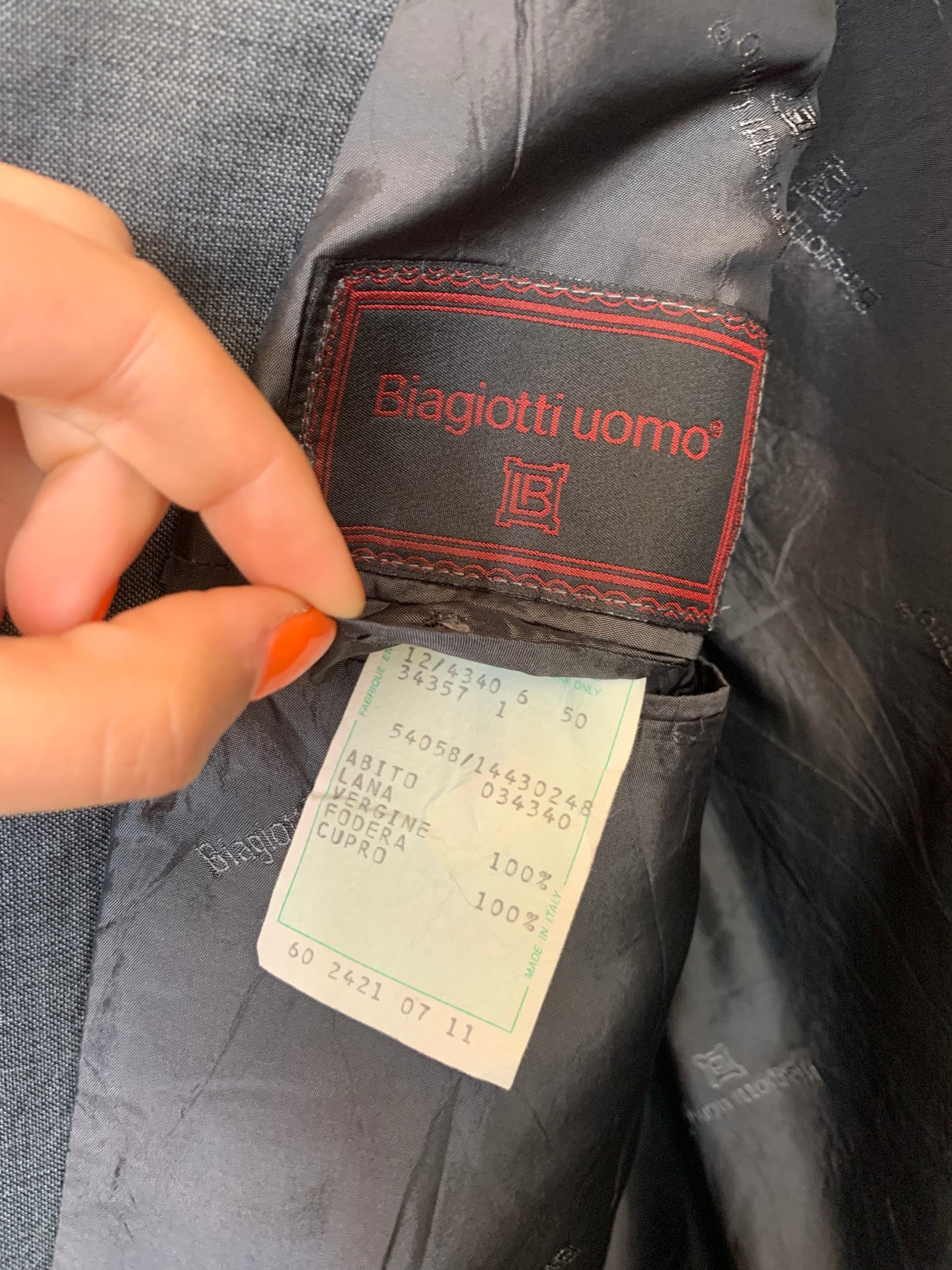 Vintage Biagiotti man blazer