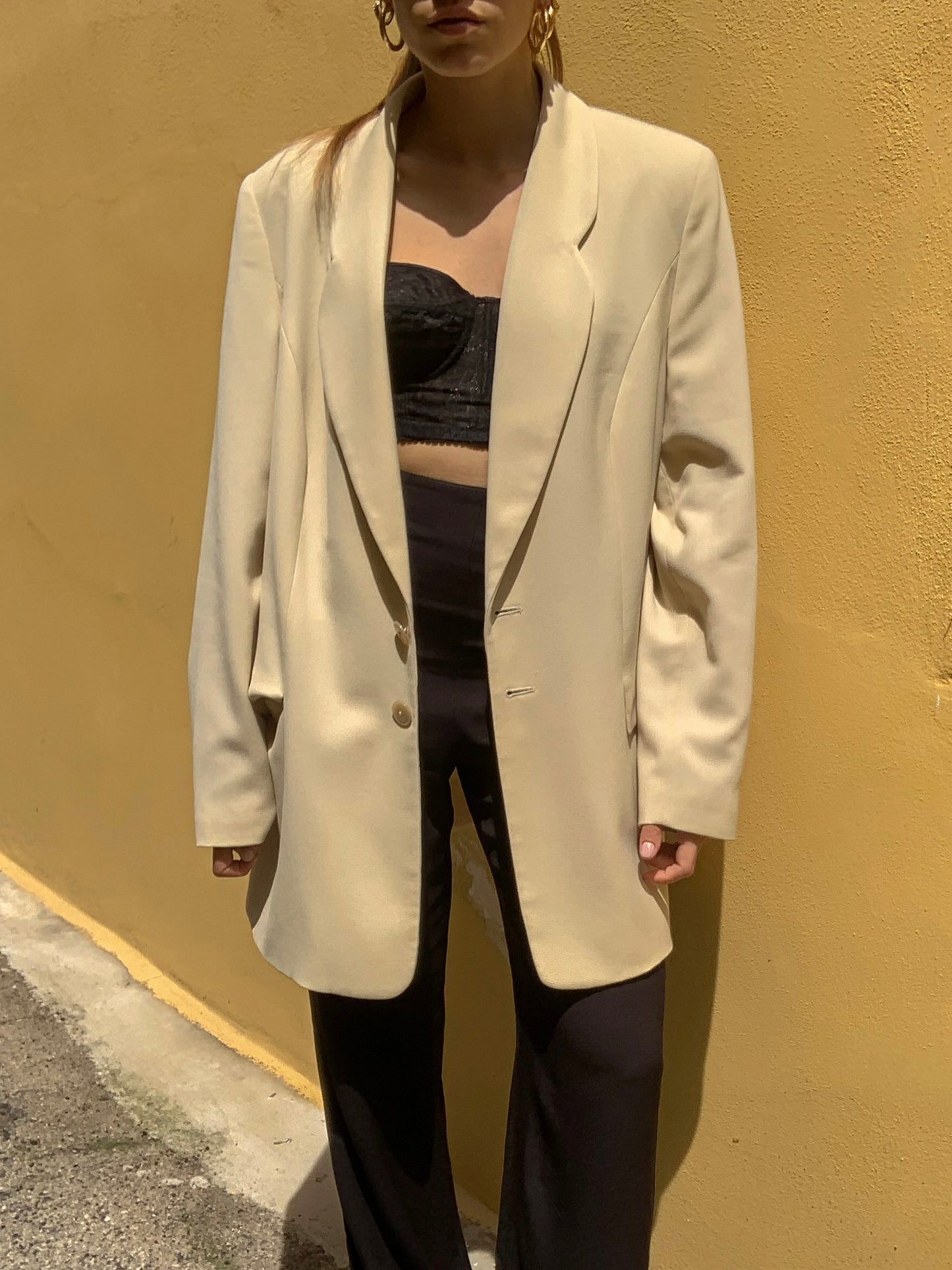 Vintage cream blazer