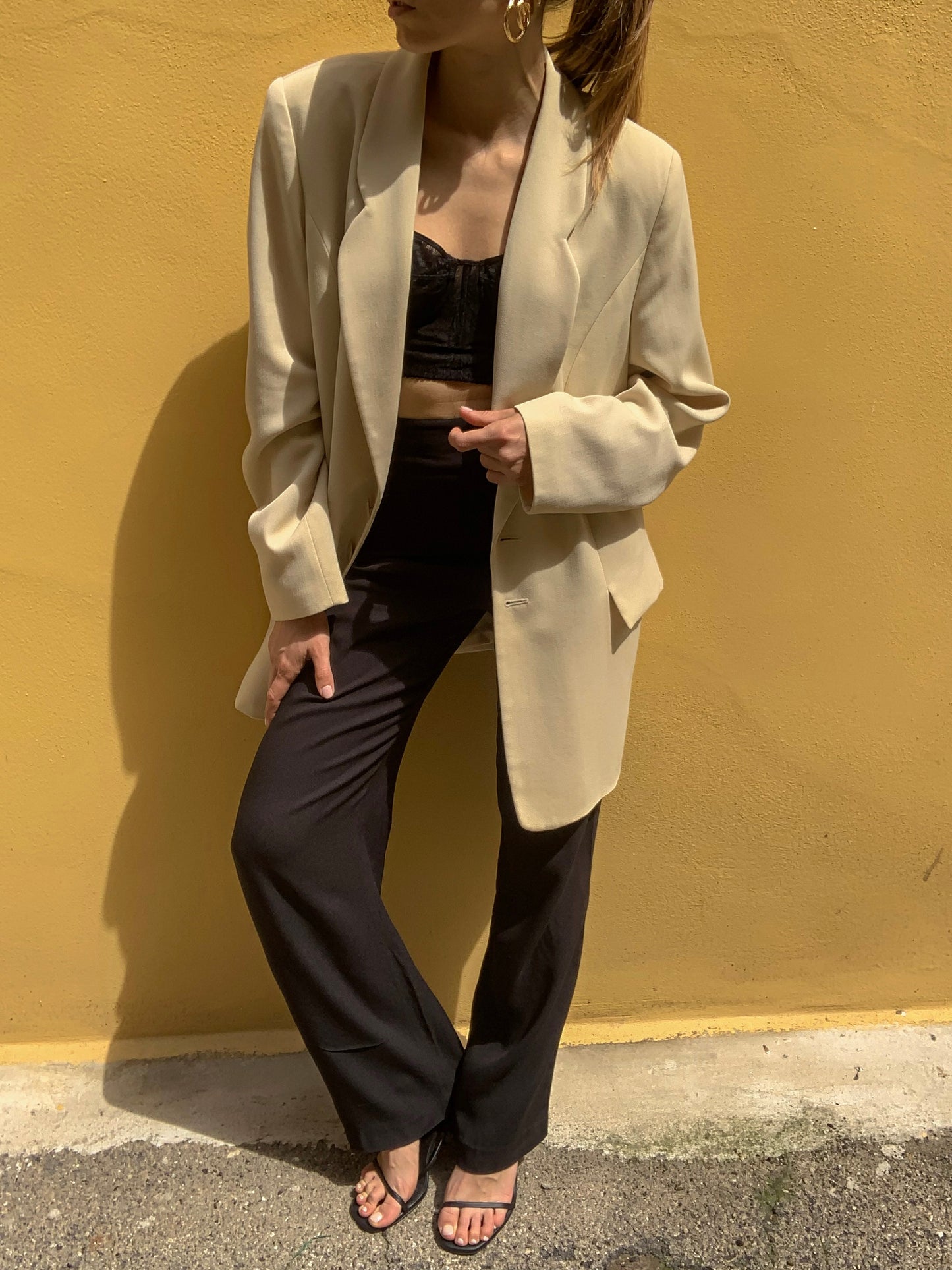Vintage cream blazer