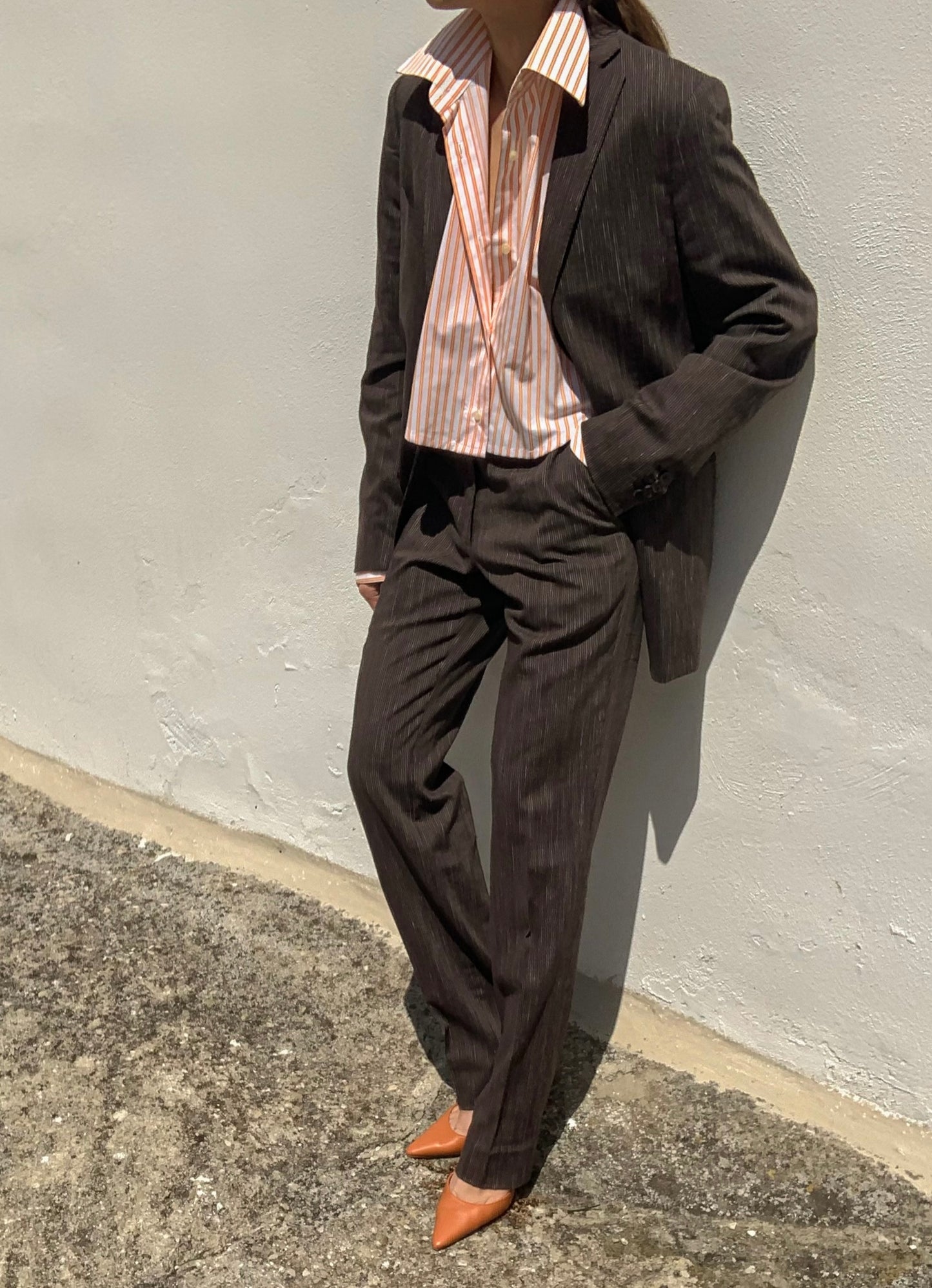 Valentino Oxon striped suit
