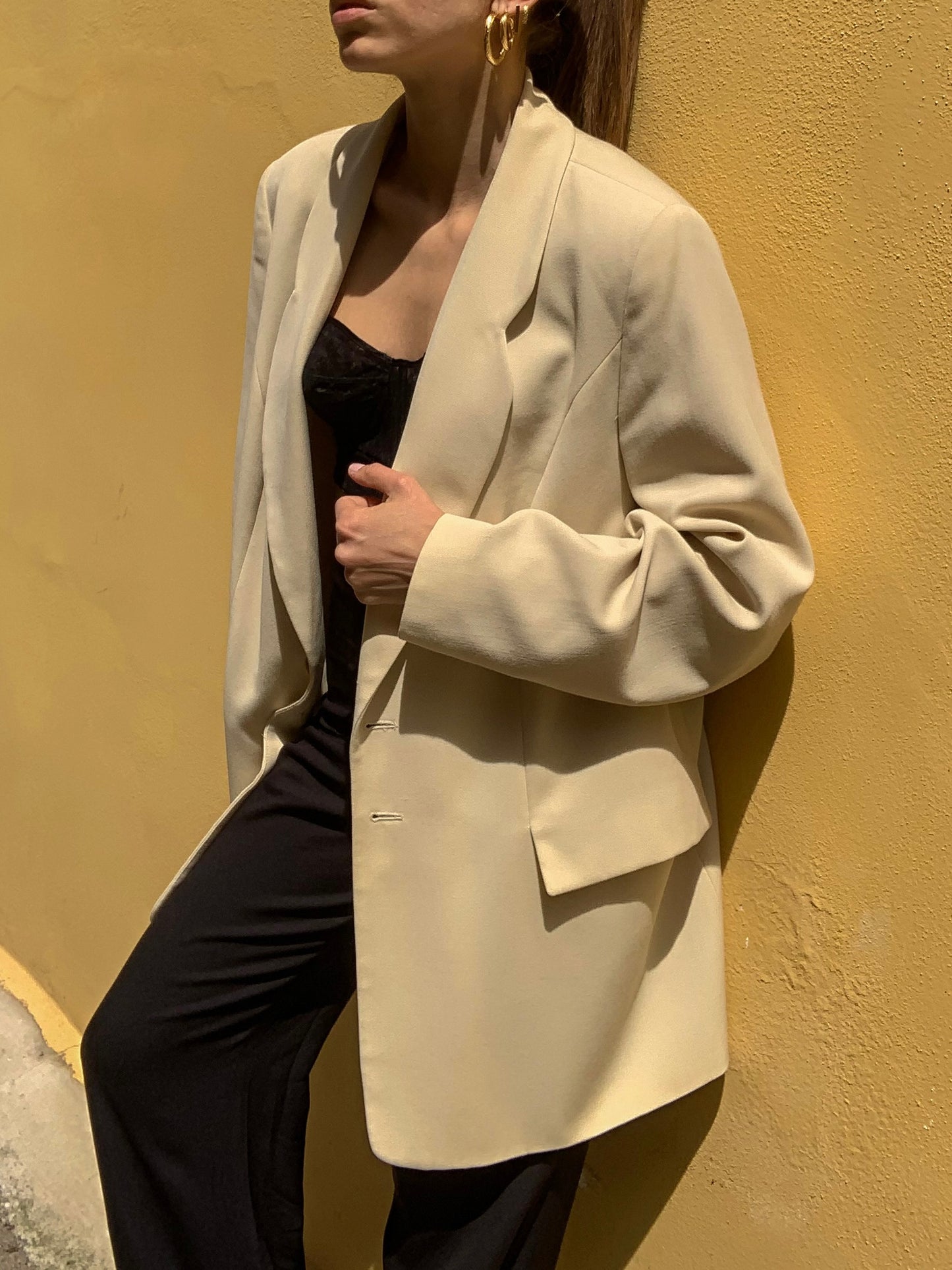 Vintage cream blazer