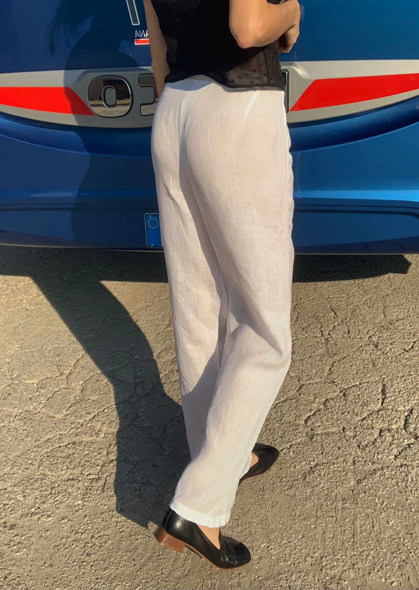 100% linen Marella pant