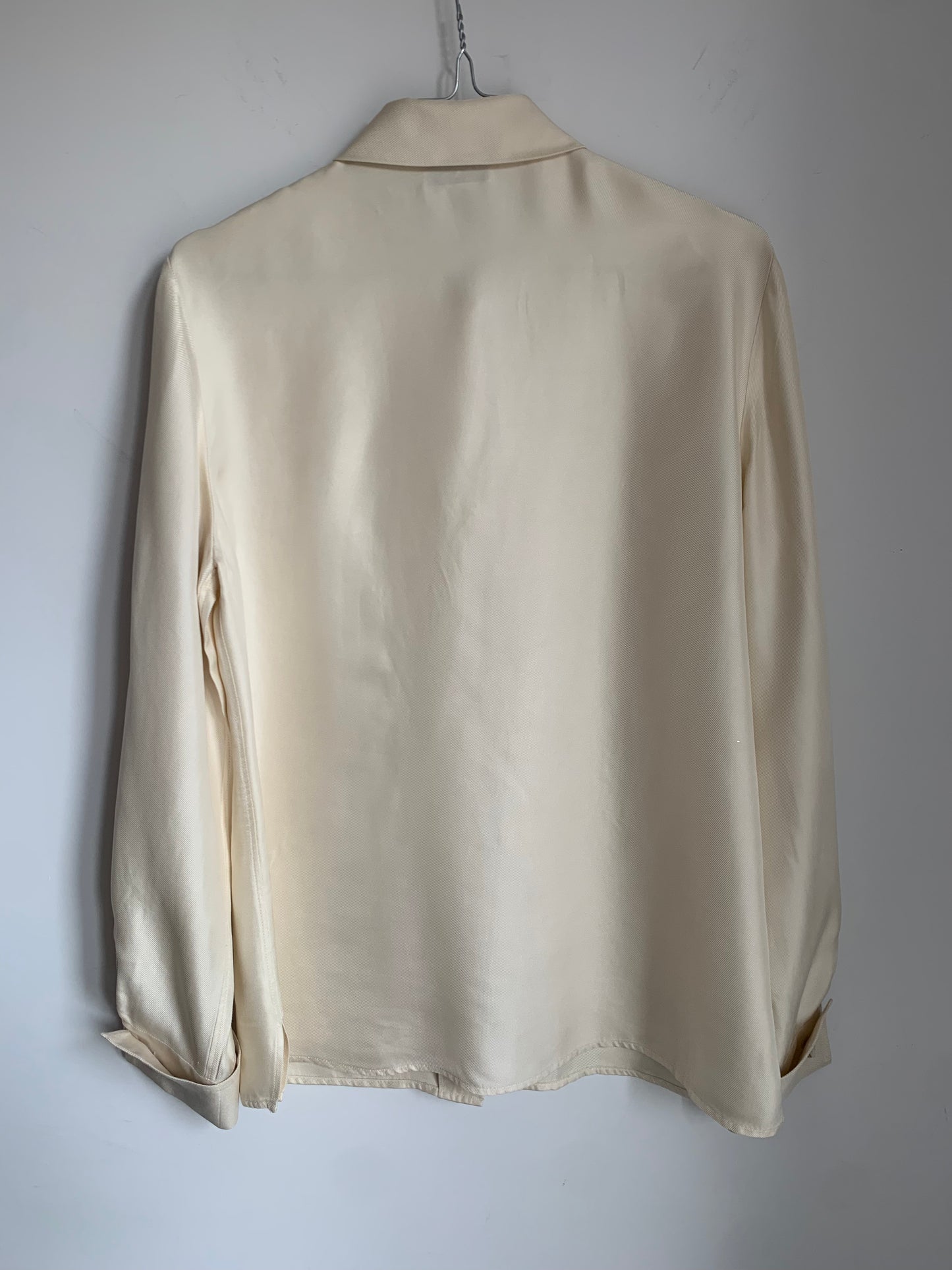 Vintage pure silk shirt + cufflinks
