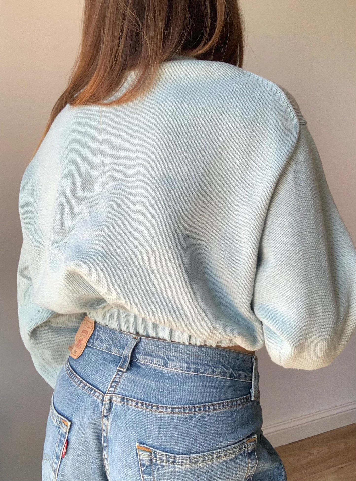 Reworked Lacoste pure cotton jumper