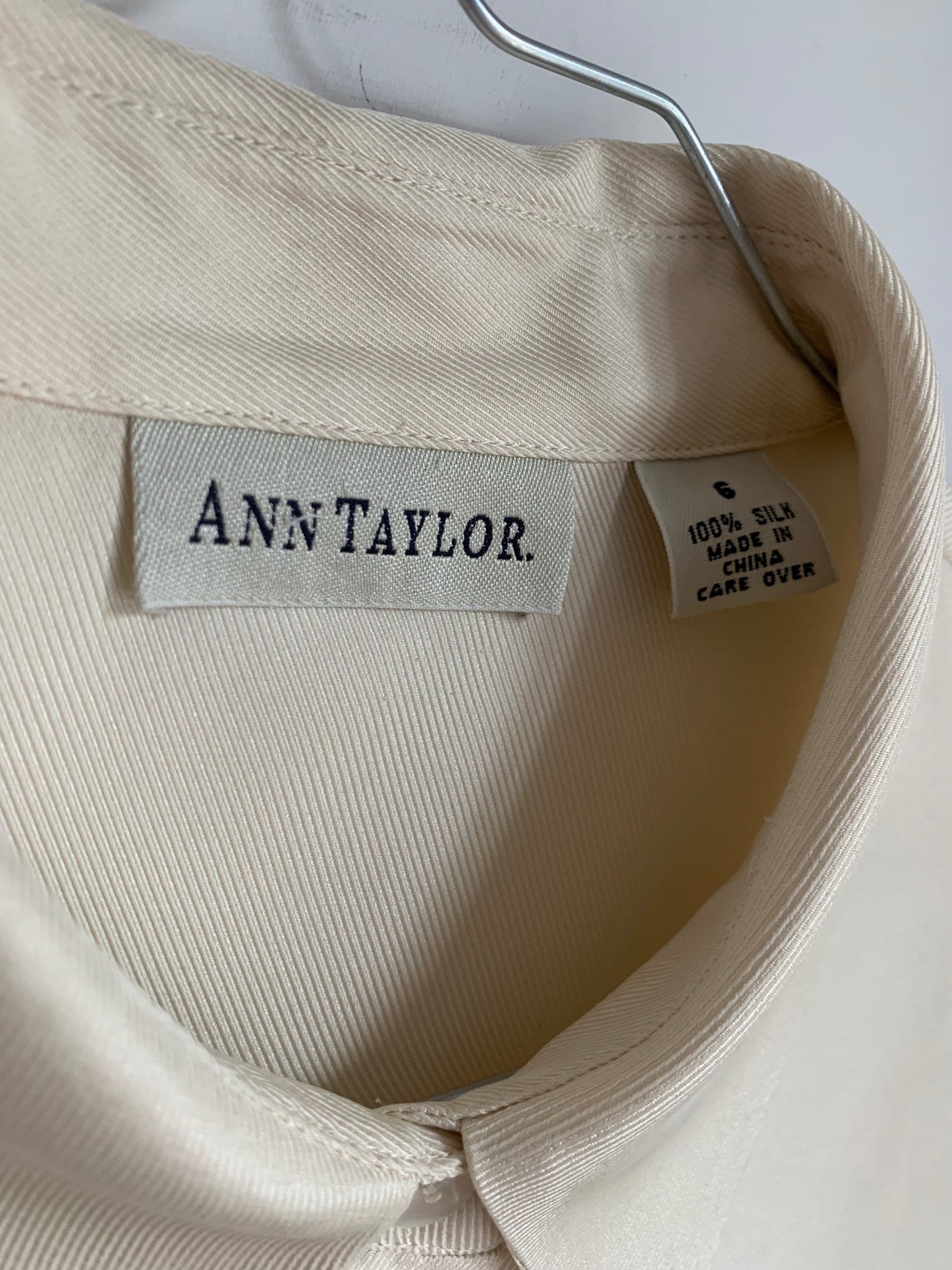 Vintage pure silk shirt + cufflinks