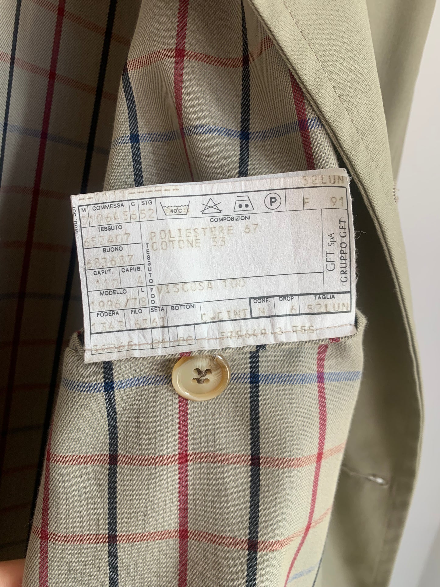 Vintage classic trench coat
