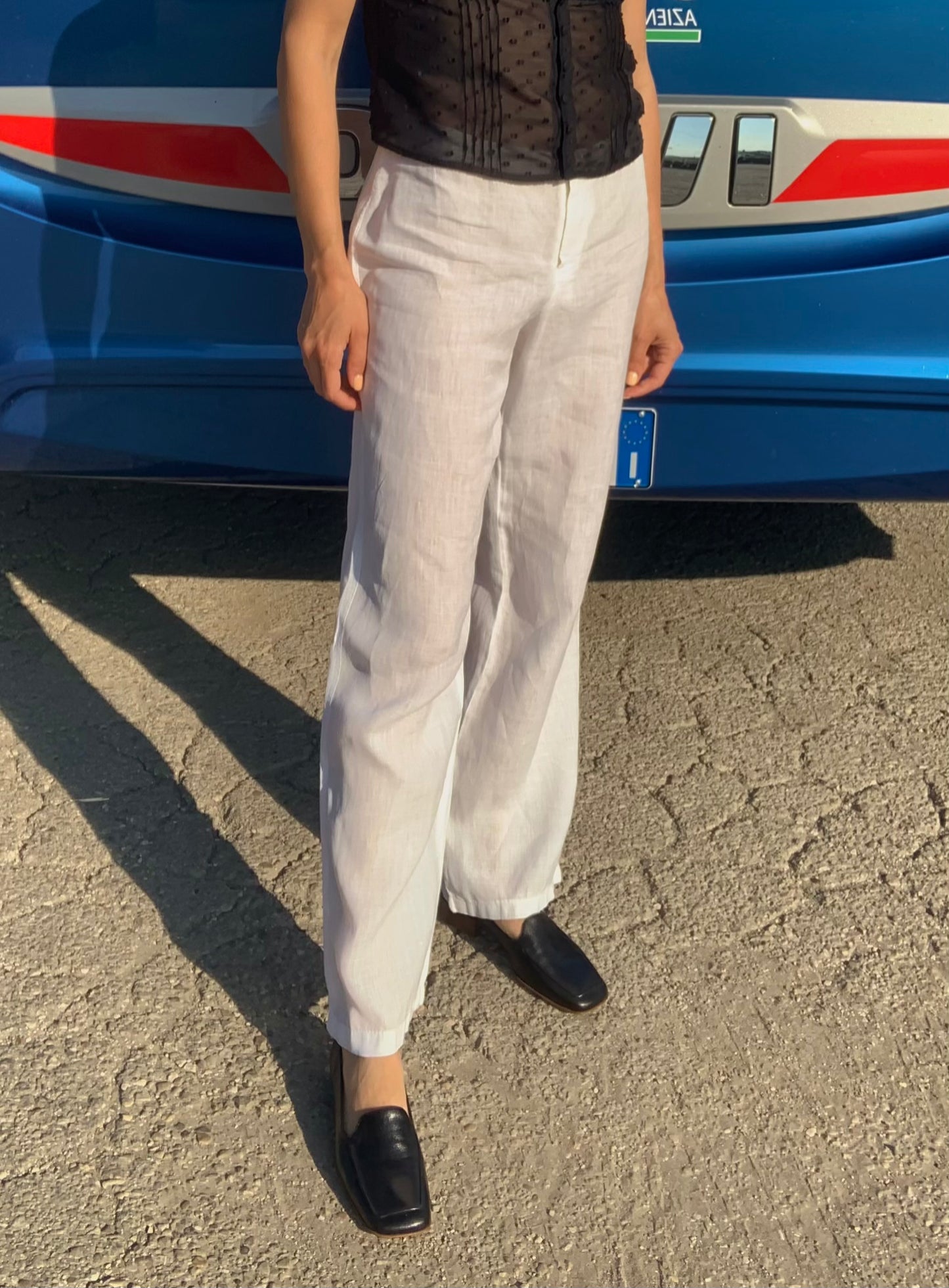 100% linen Marella pant