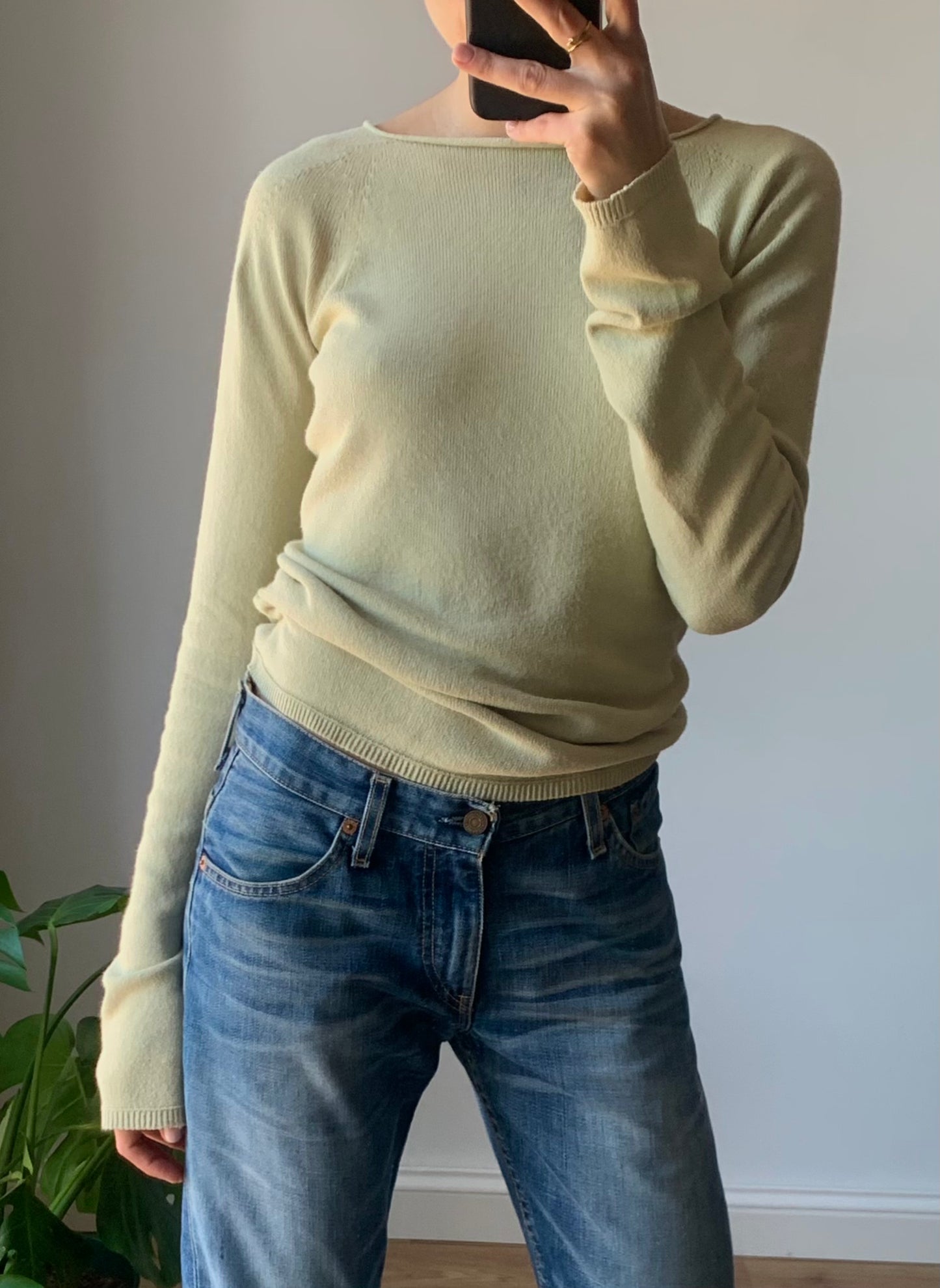 Vintage boat neck jersey