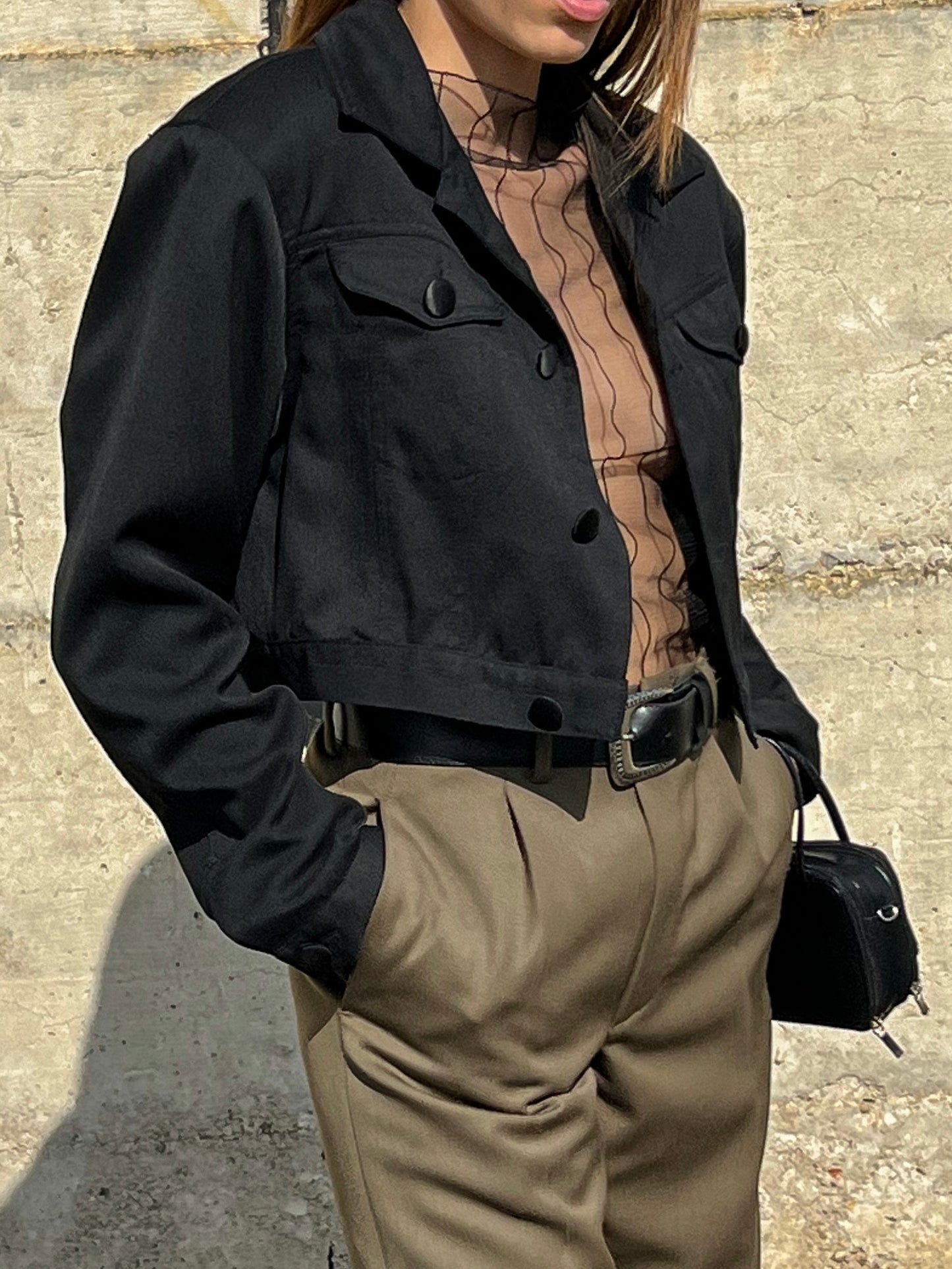 Vintage cropped jacket