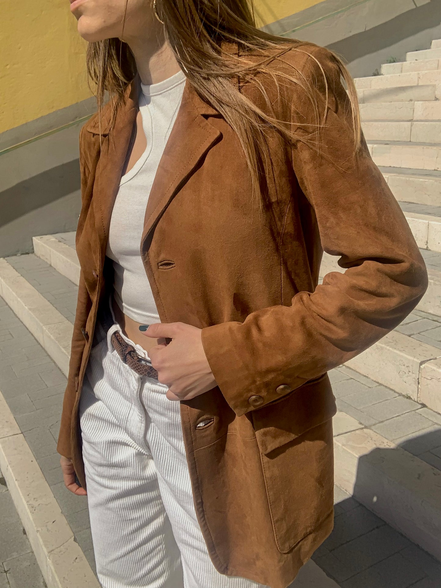 Vintage suede blazer