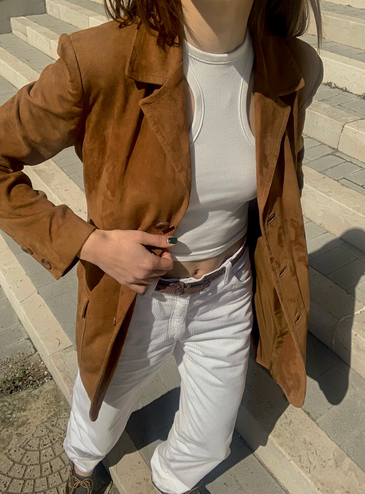 Vintage suede blazer