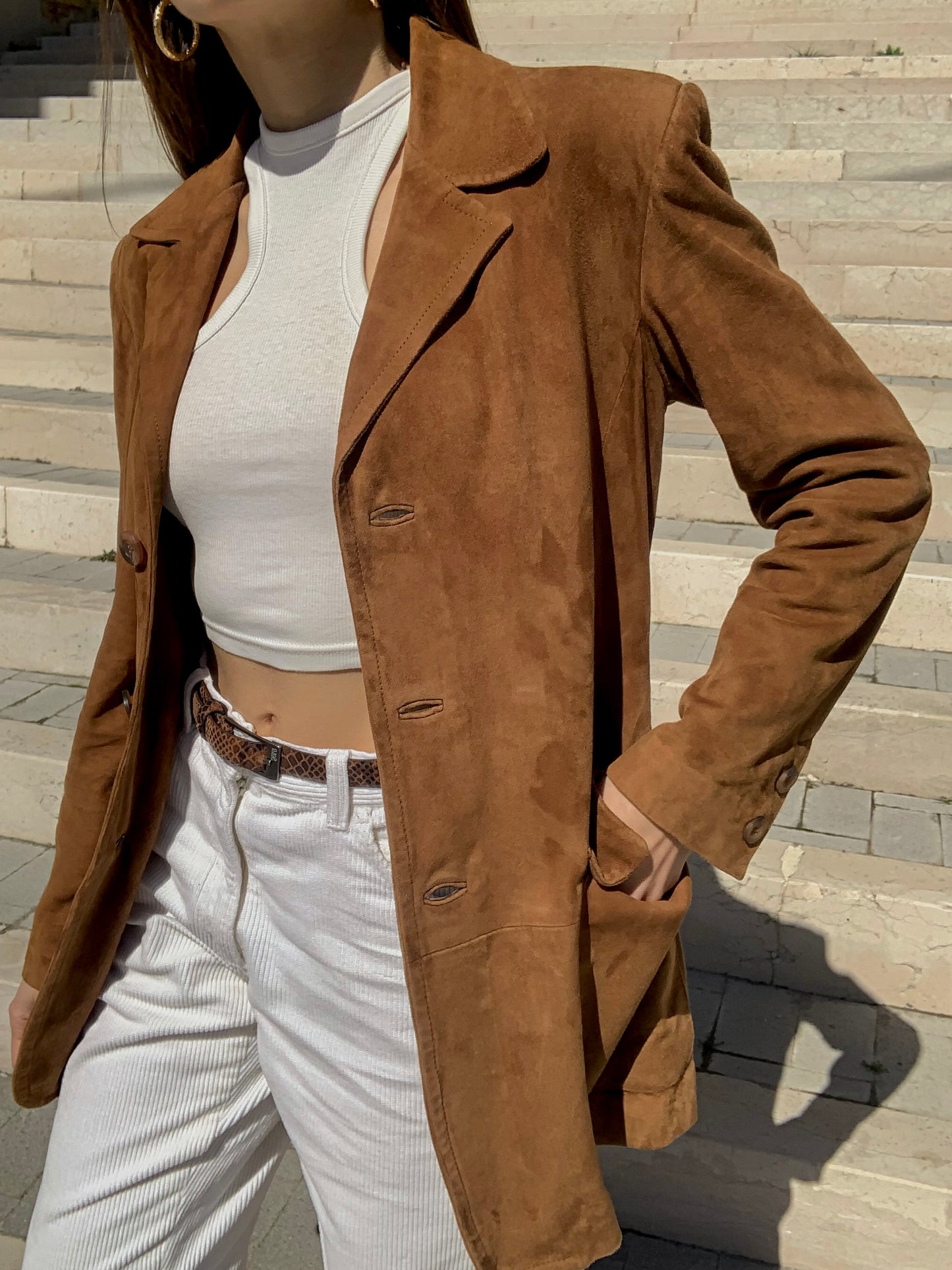 Vintage suede blazer