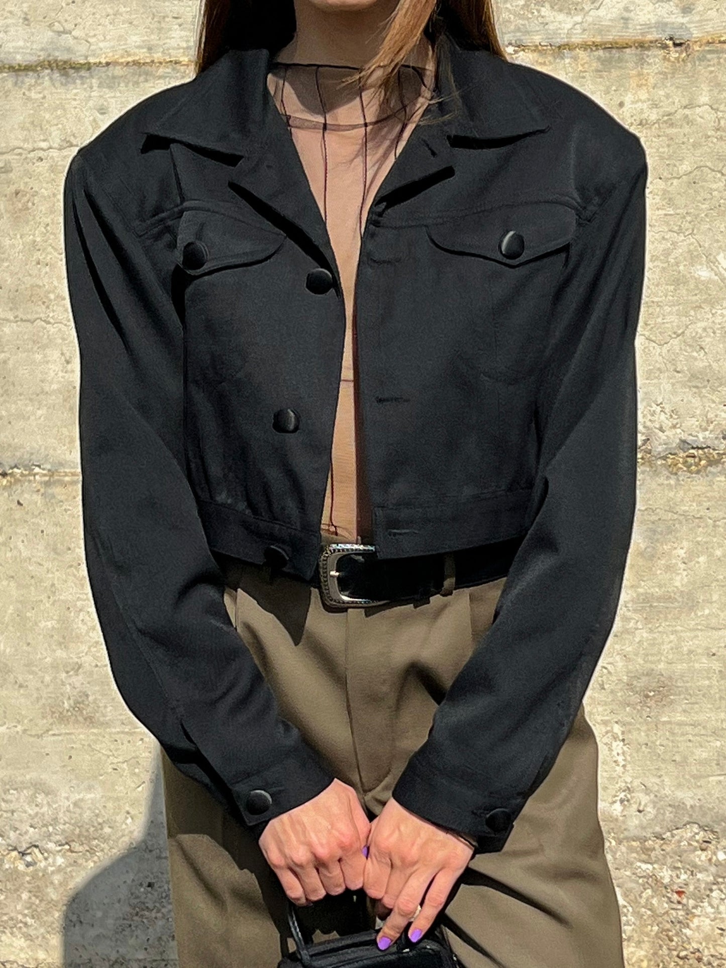 Vintage cropped jacket