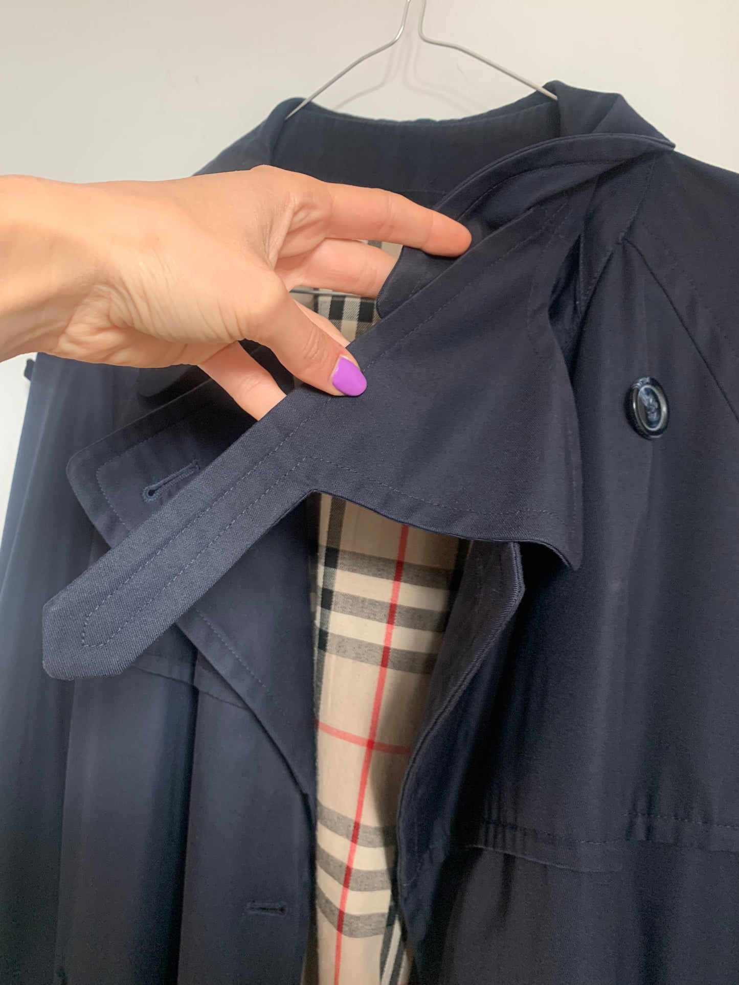 Vintage double-breasted trench coat