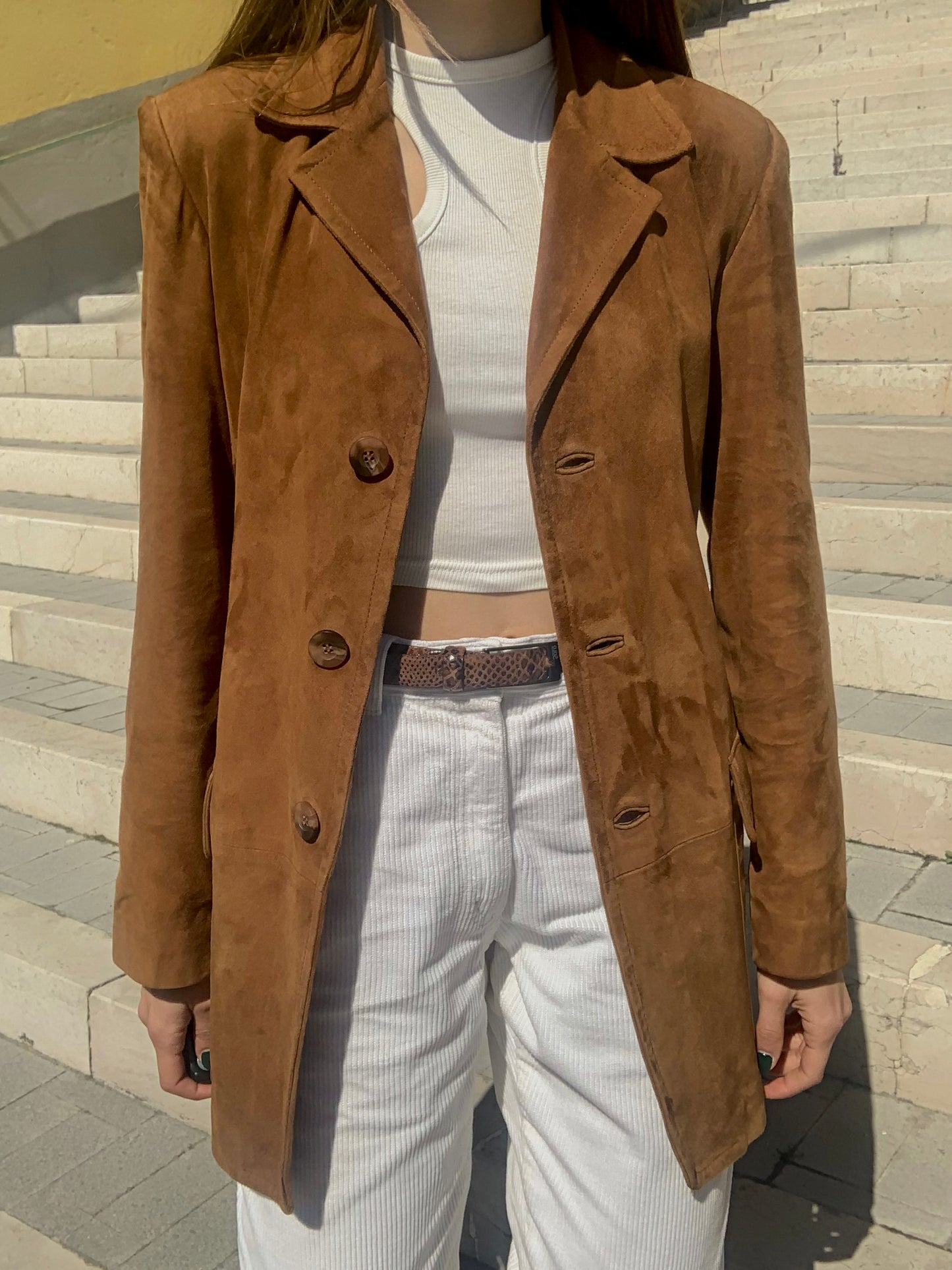 Vintage suede blazer