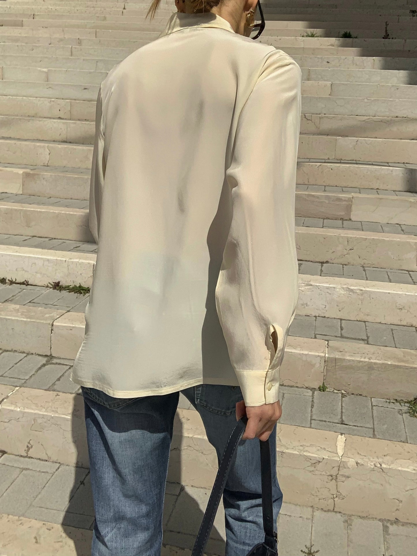 Vintage pure silk shirt