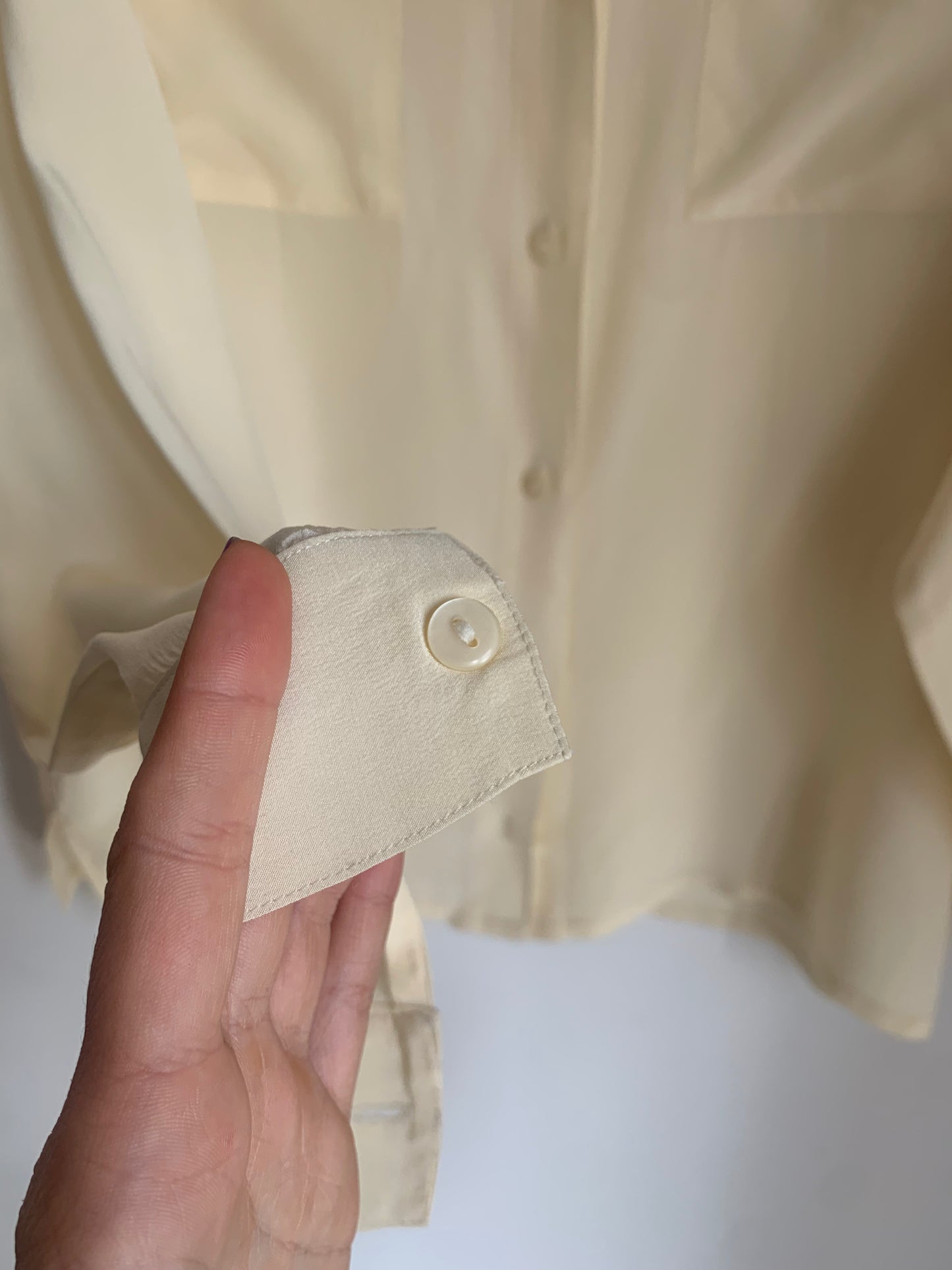 Vintage pure silk shirt