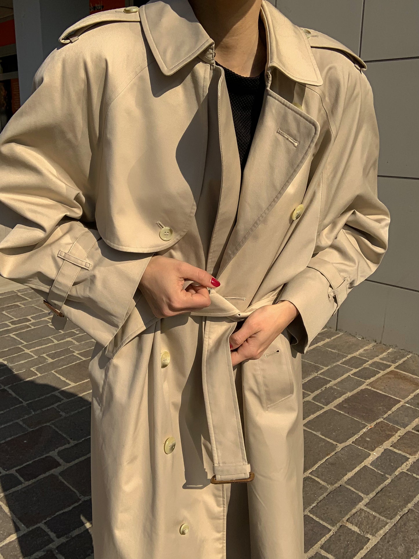 Burberrys vintage trench coat