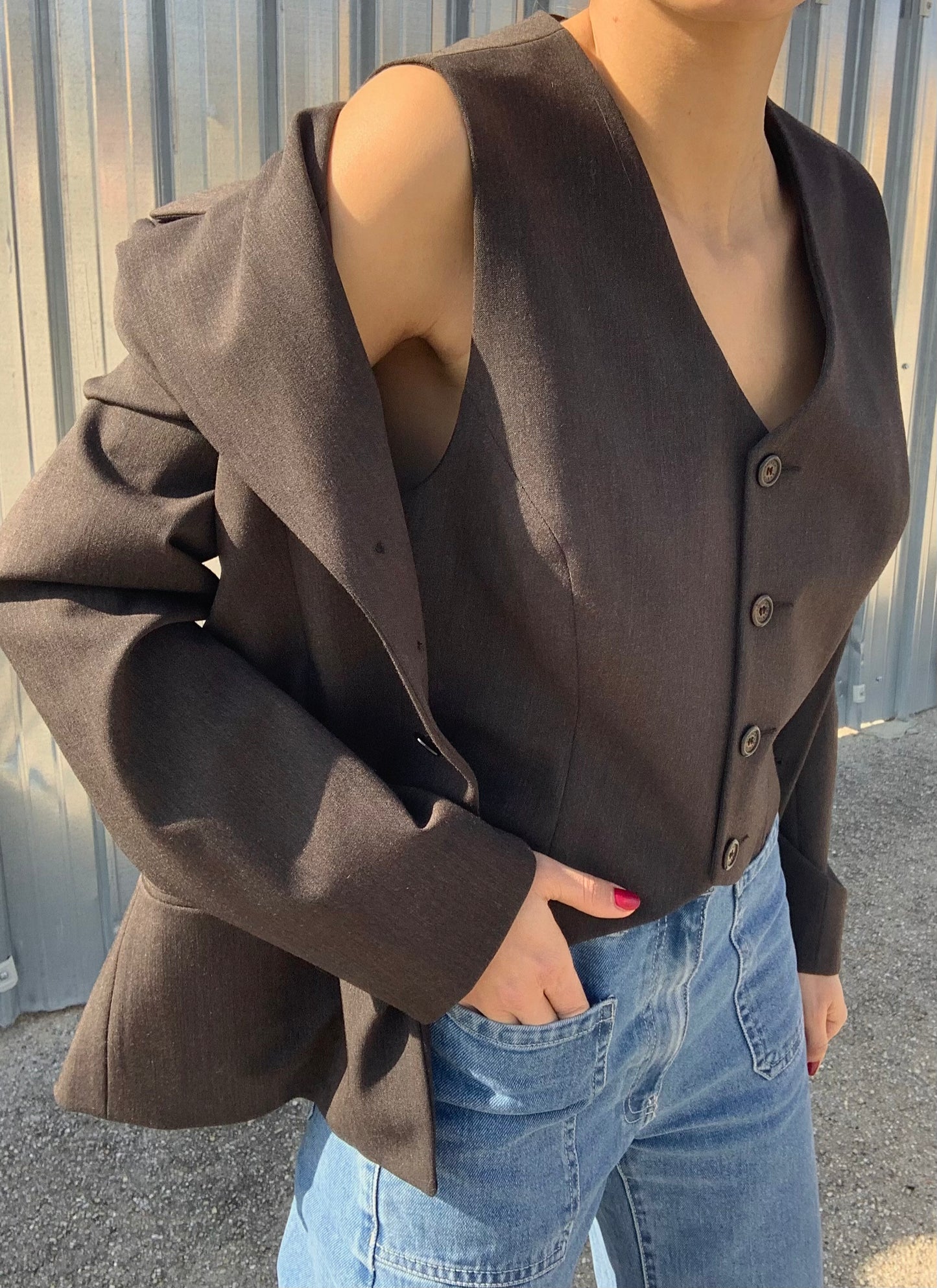 Vintage tailored two pieces set