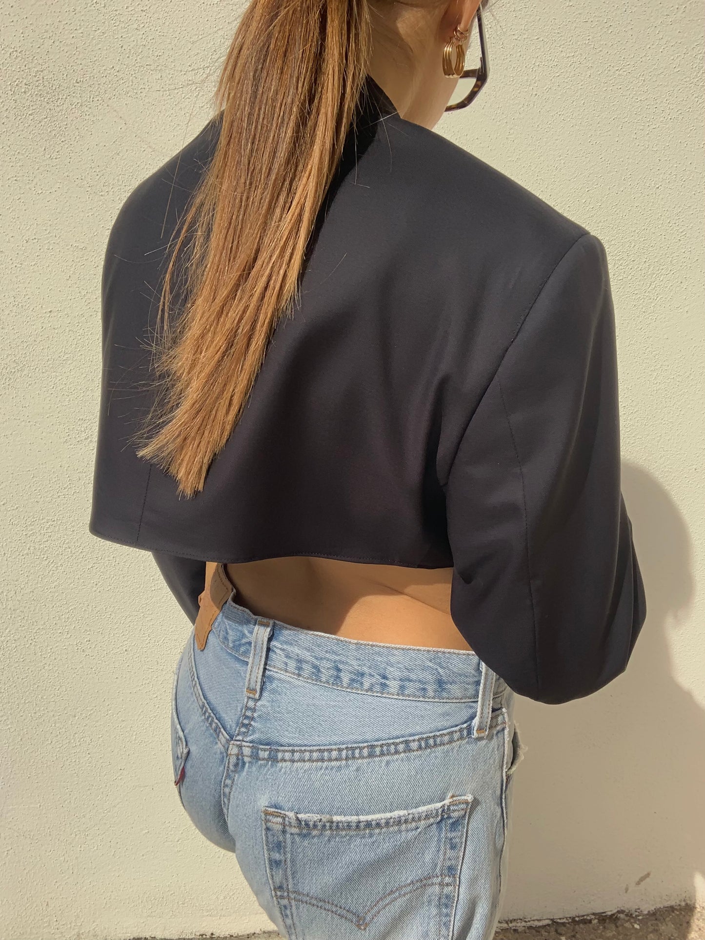 Vintage reworked man blazer
