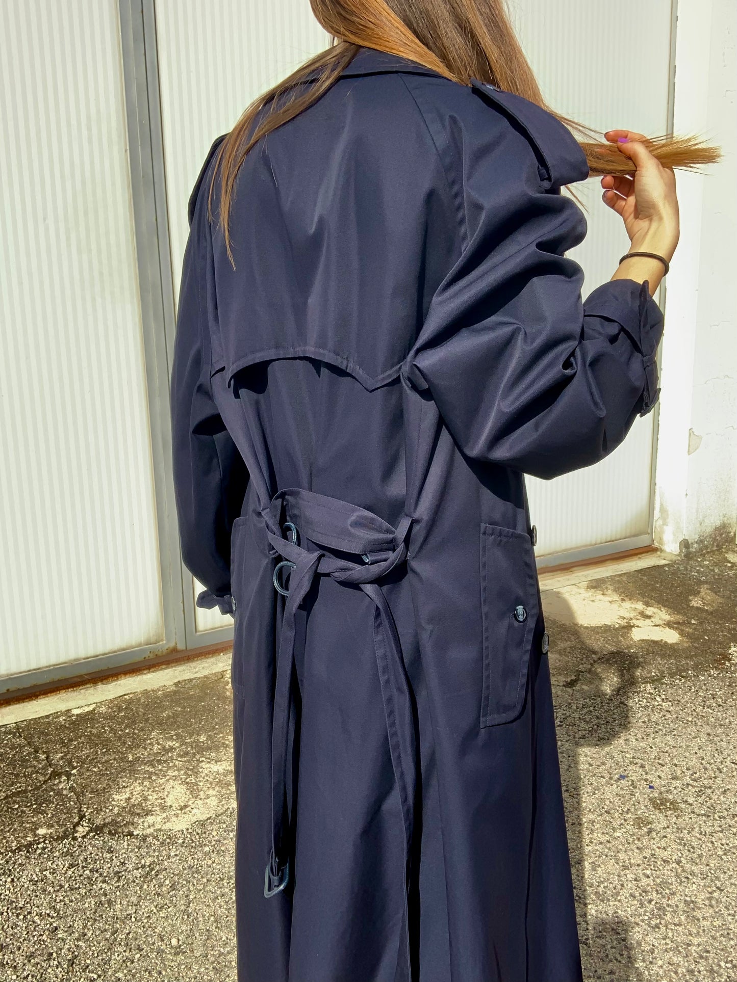 Vintage double-breasted trench coat