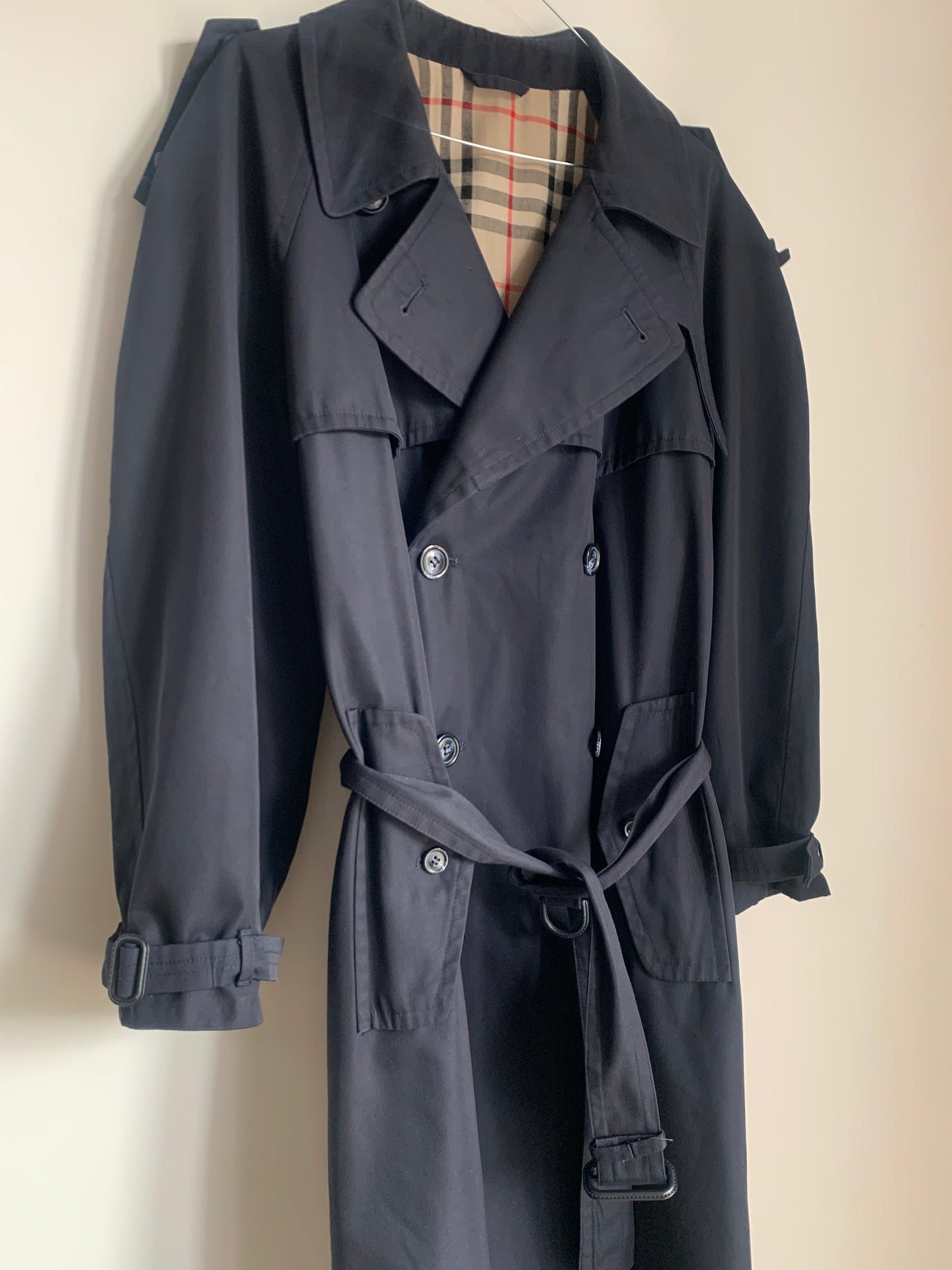 Vintage double-breasted trench coat