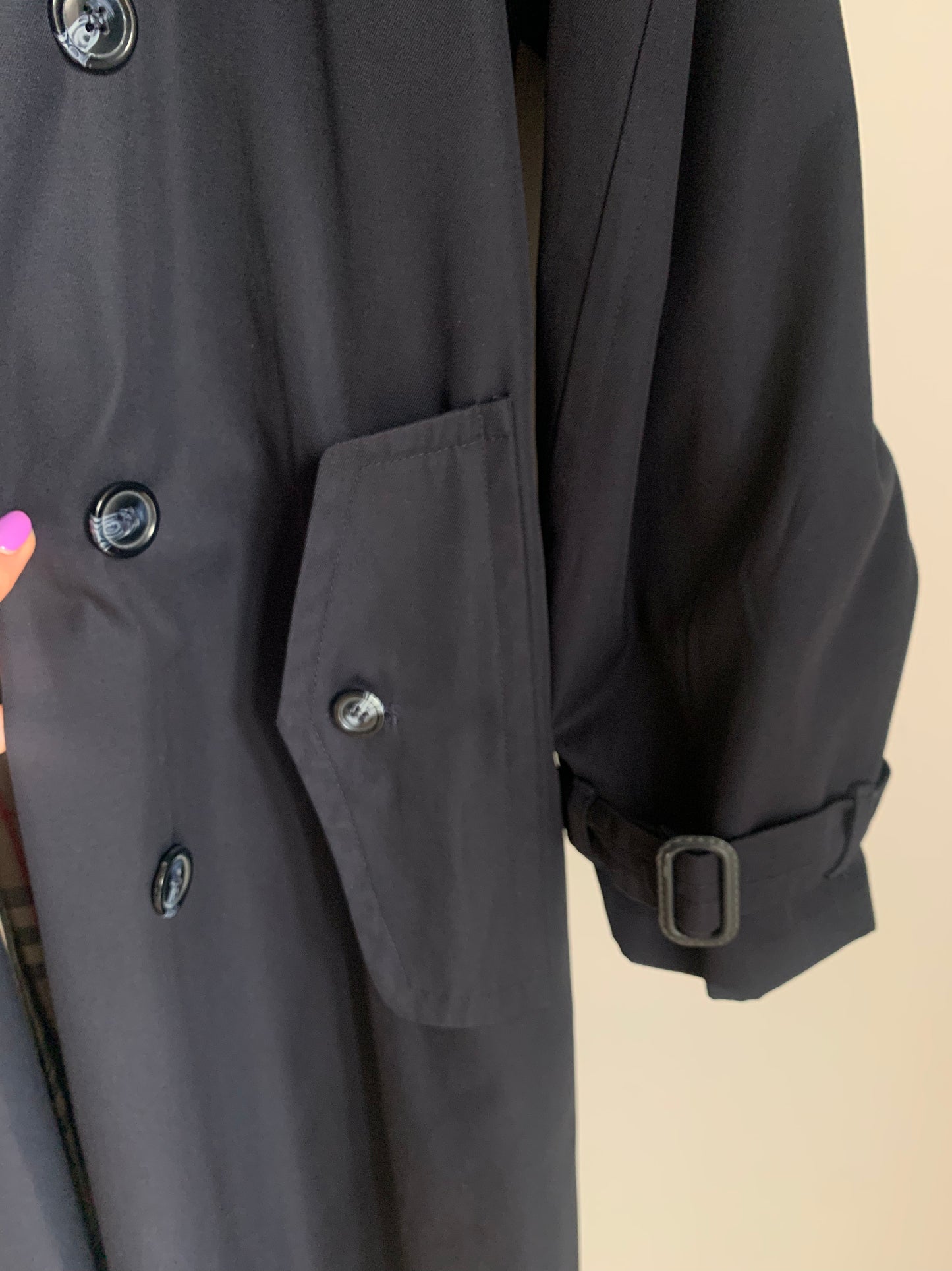 Vintage double-breasted trench coat