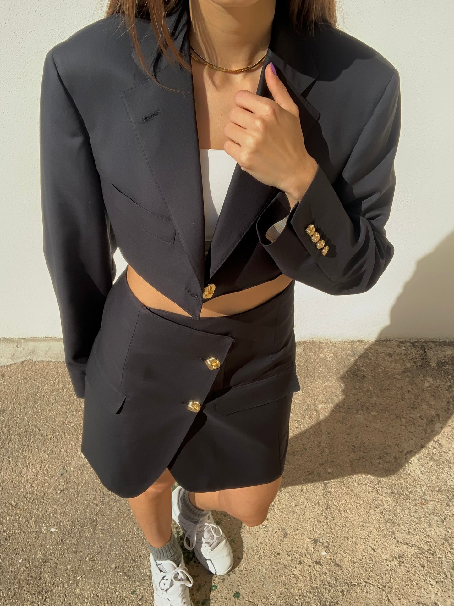 Vintage reworked man blazer