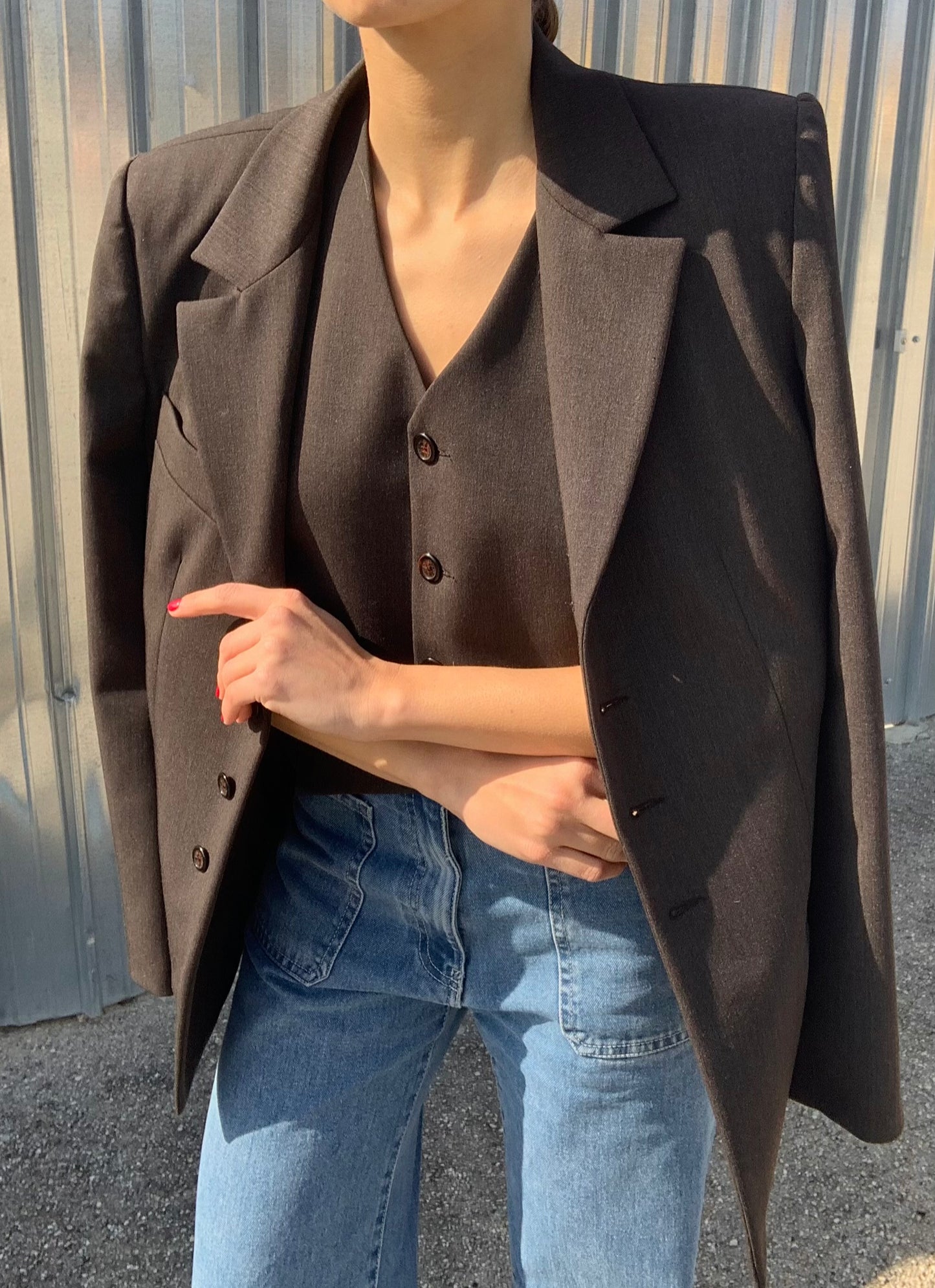 Vintage tailored two pieces set