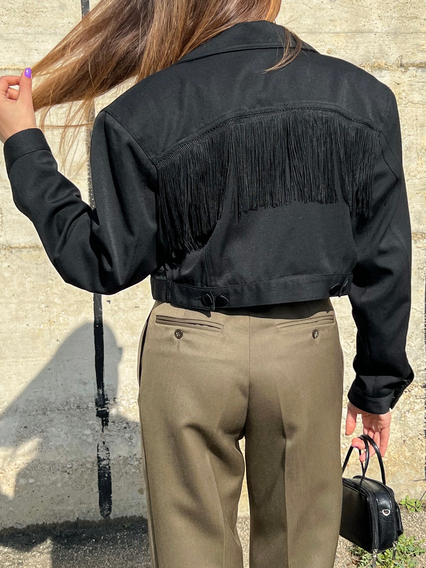 Vintage cropped jacket