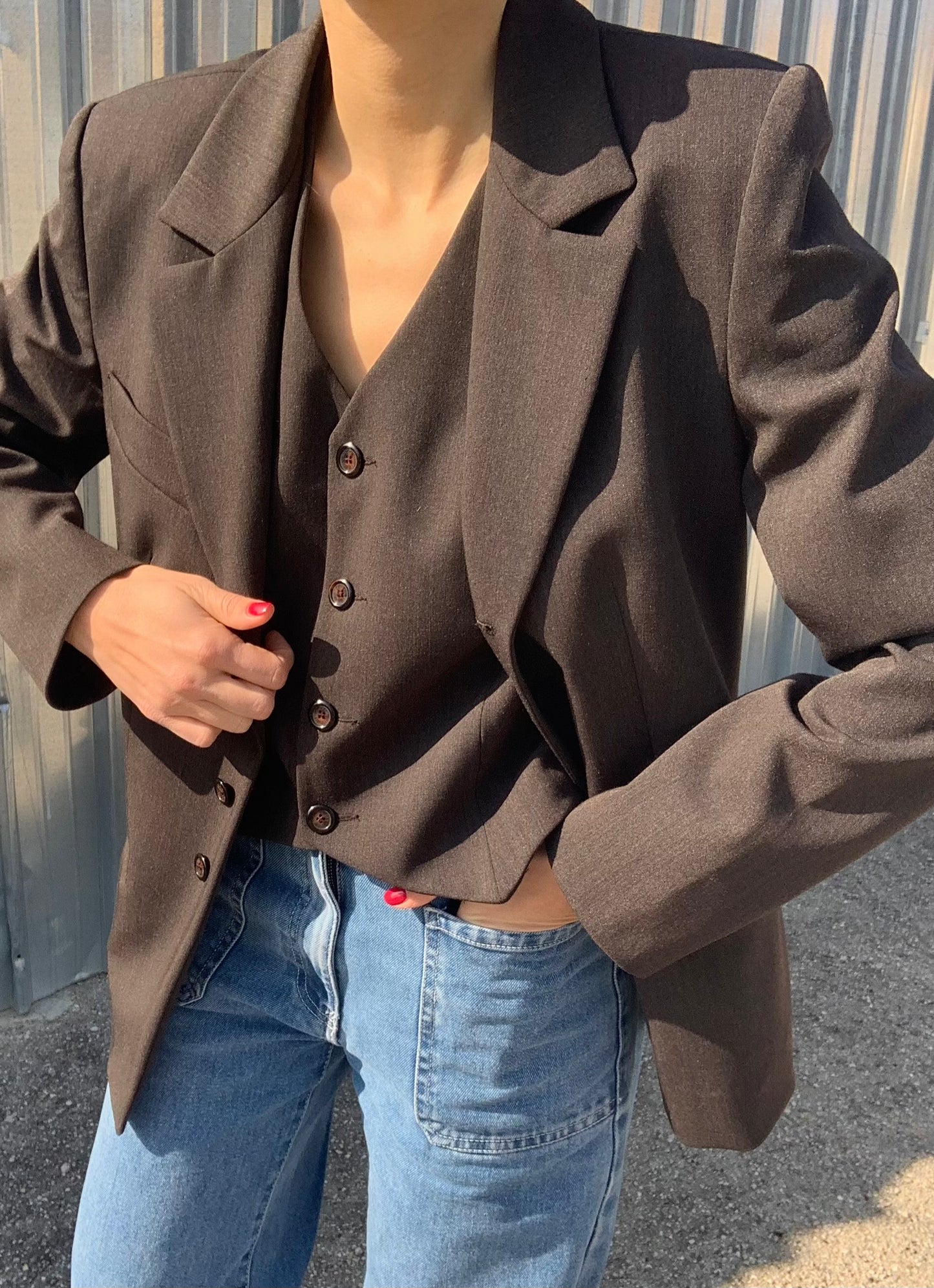 Vintage tailored two pieces set