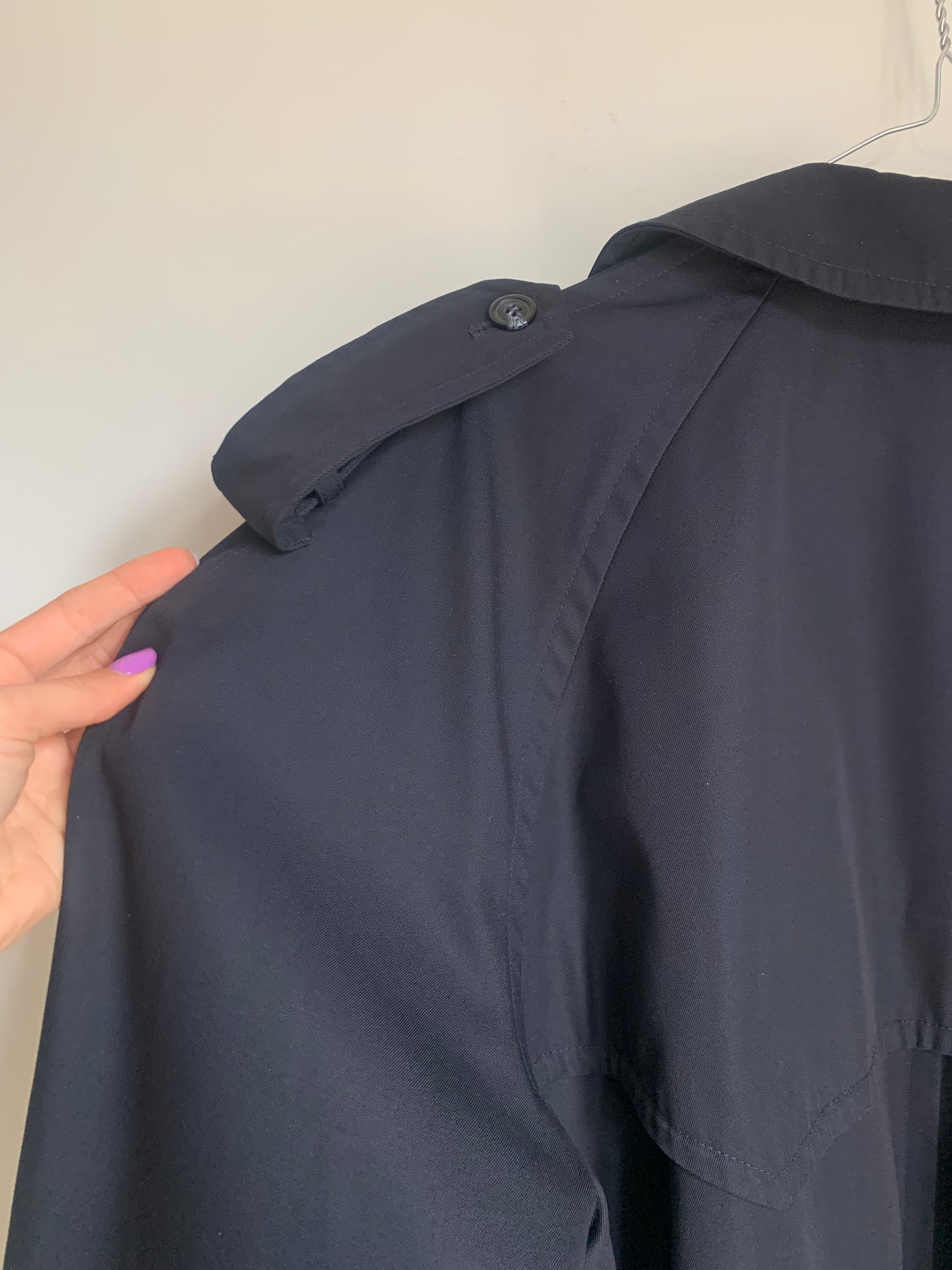 Vintage double-breasted trench coat
