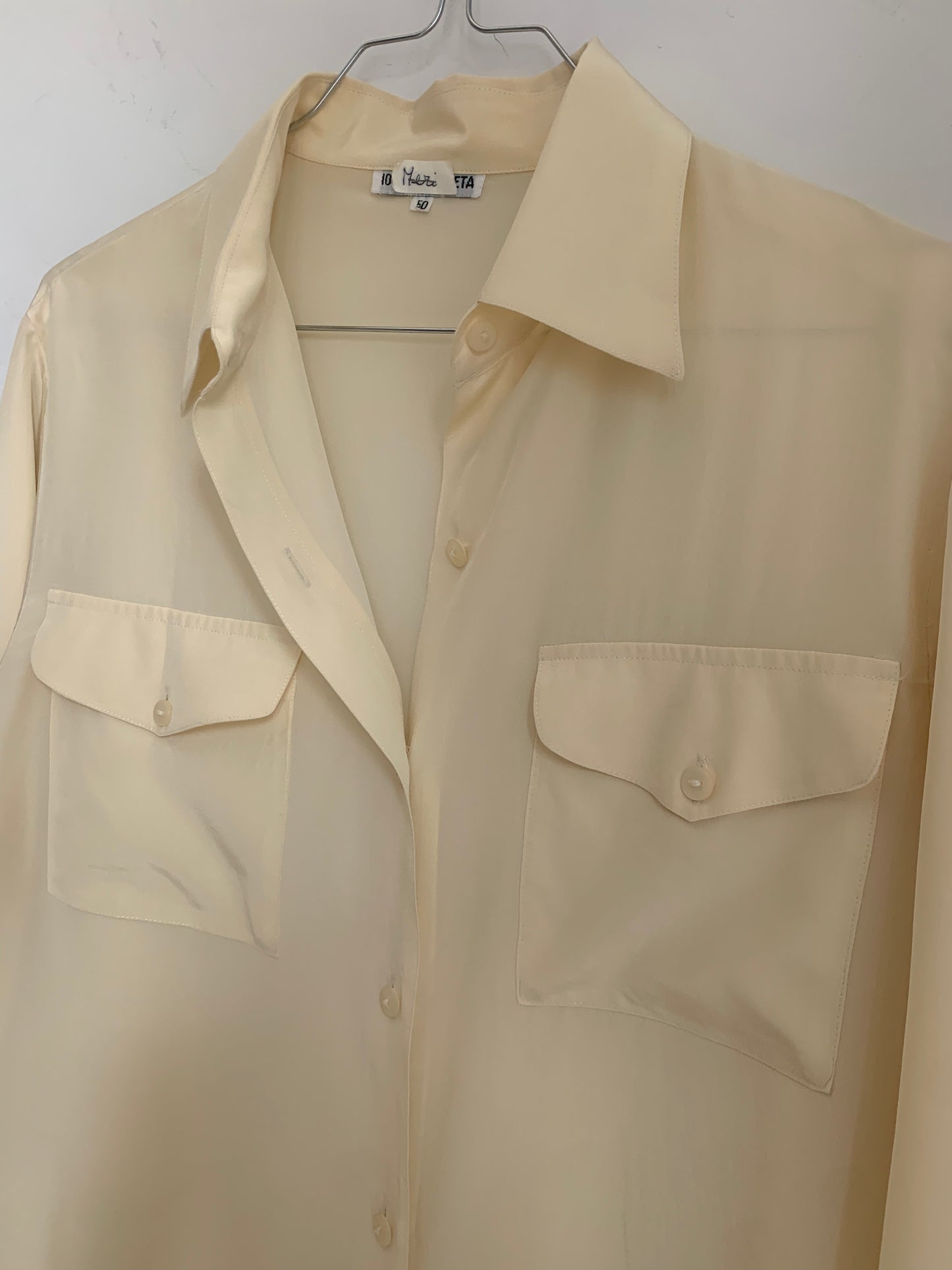 Vintage pure silk shirt