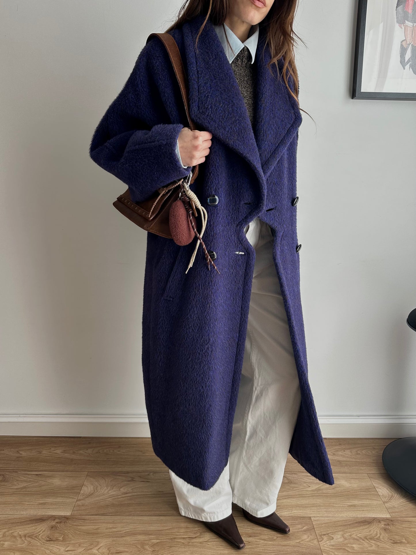 Dark lavanda coat