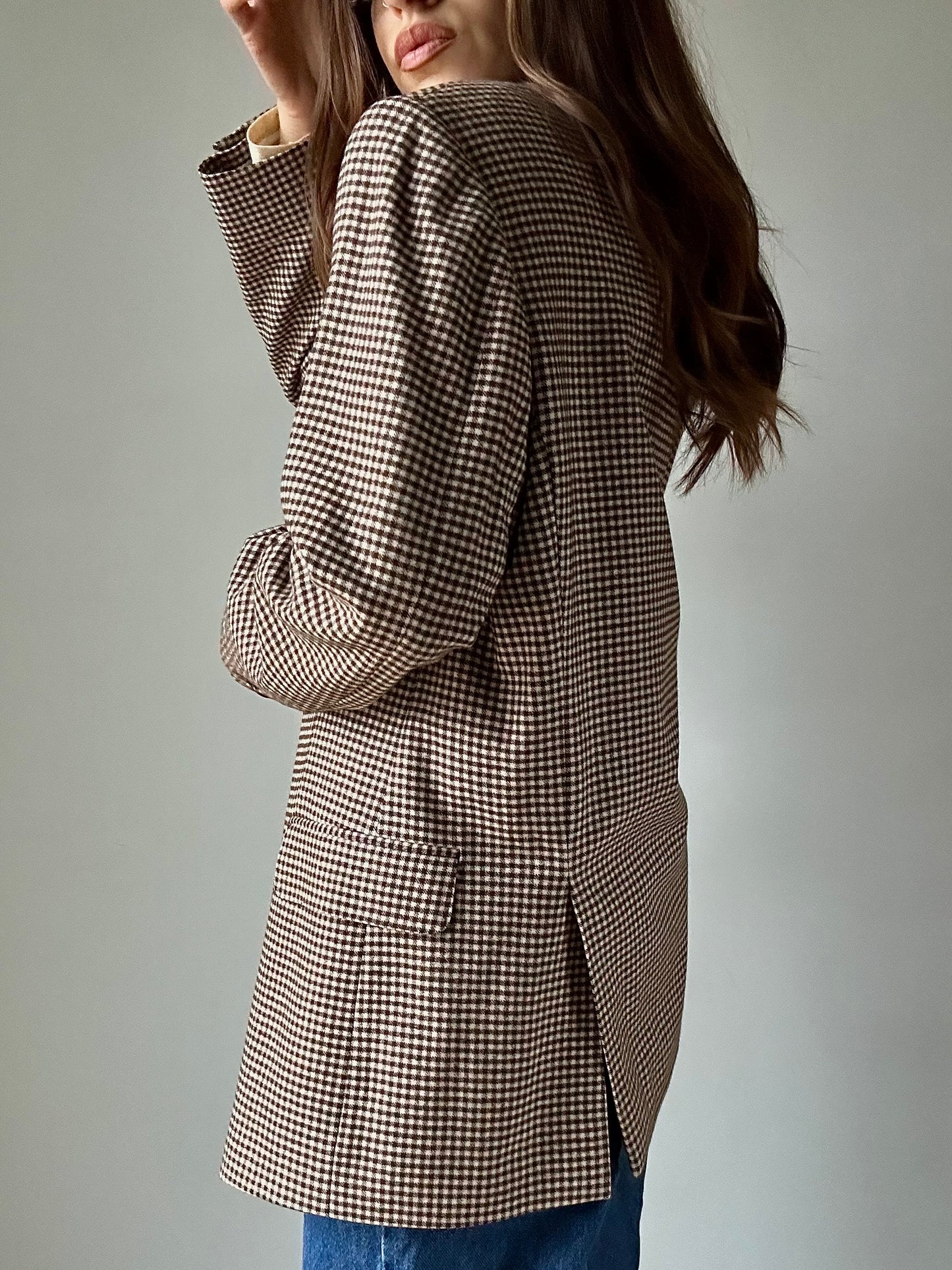 Choco quadretti blazer